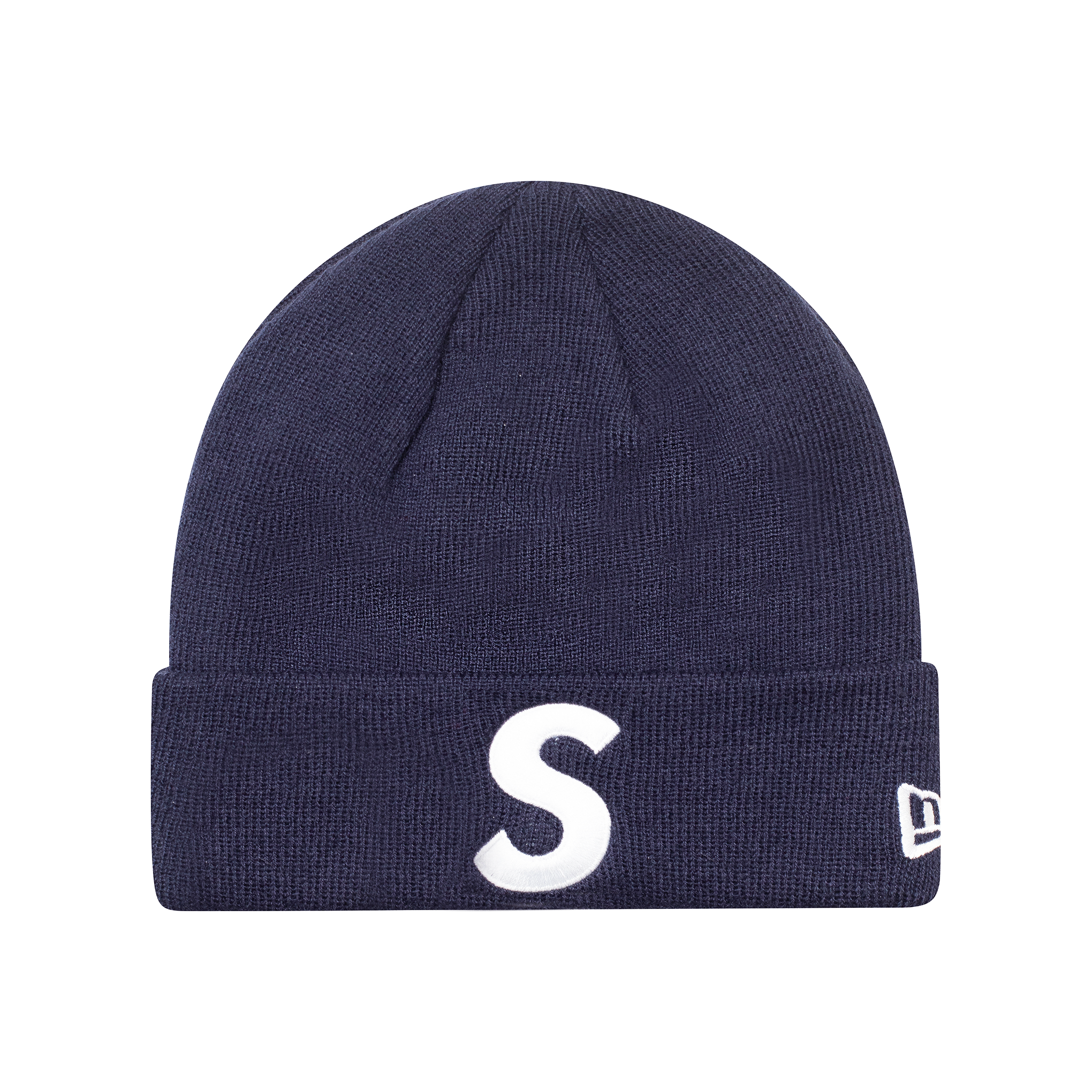 SUPREME NEW ERA S LOGO BEANIE NAVY