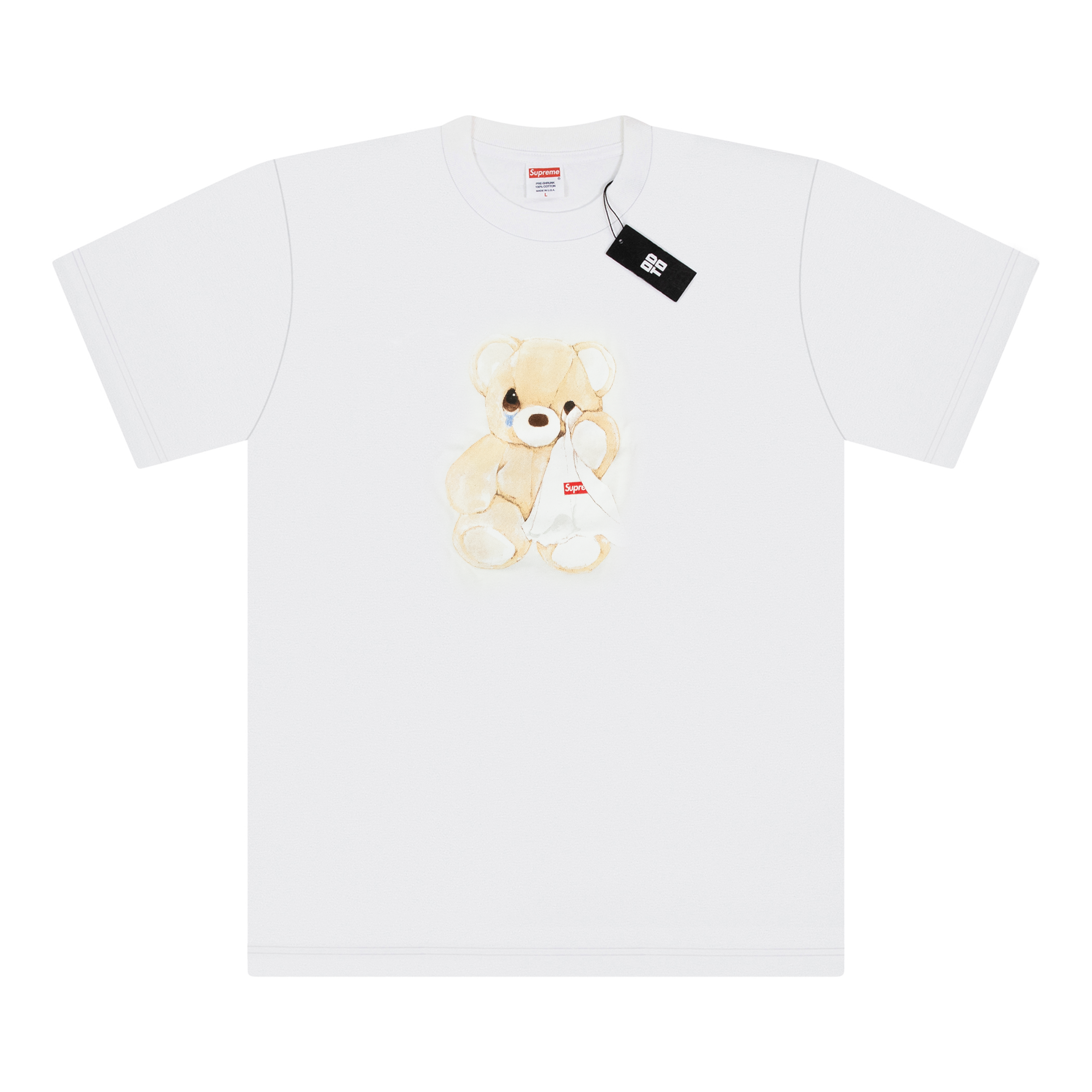 SUPREME BEAR TEE WHITE