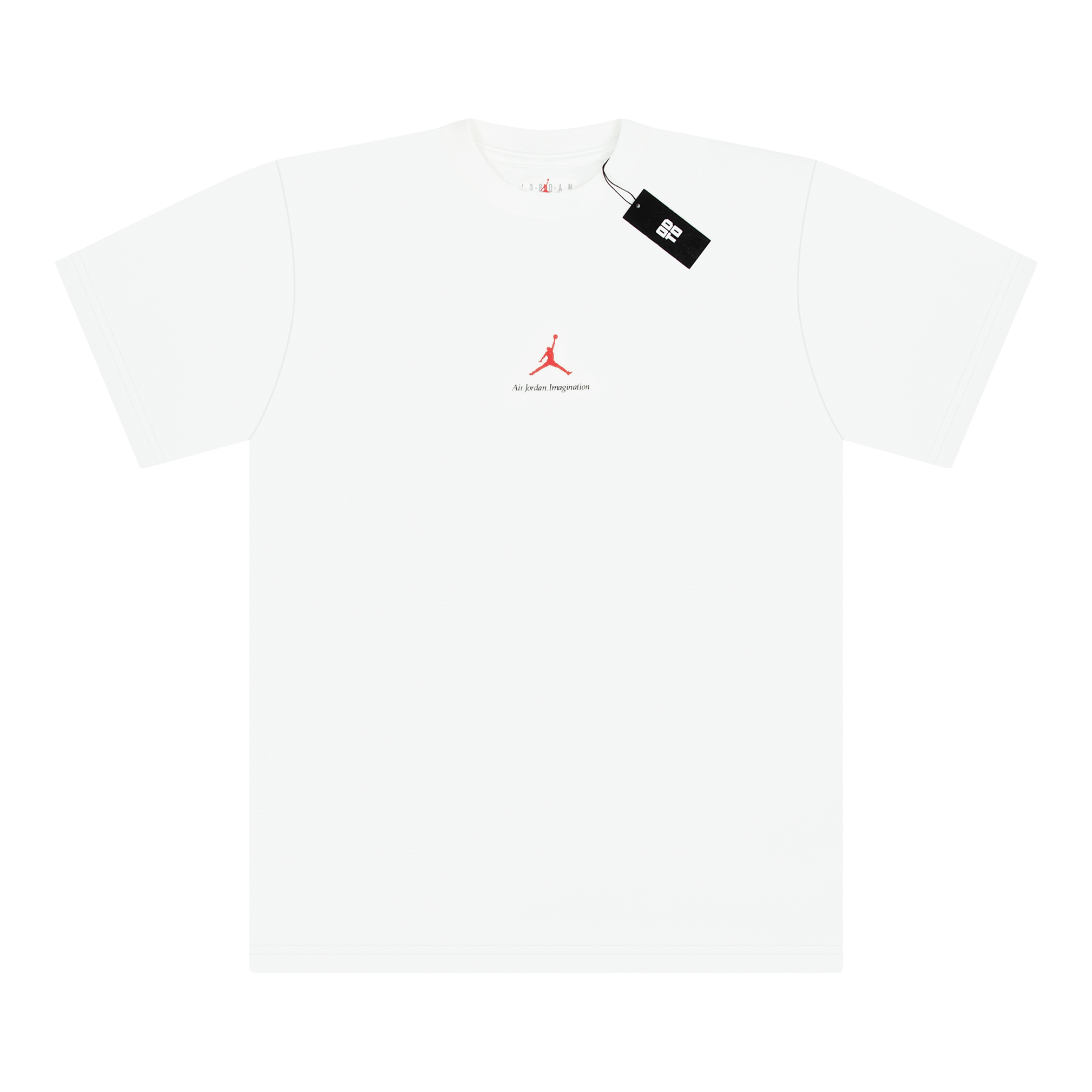 JORDAN NIGEL SYLVESTER BRICK TEE WHITE
