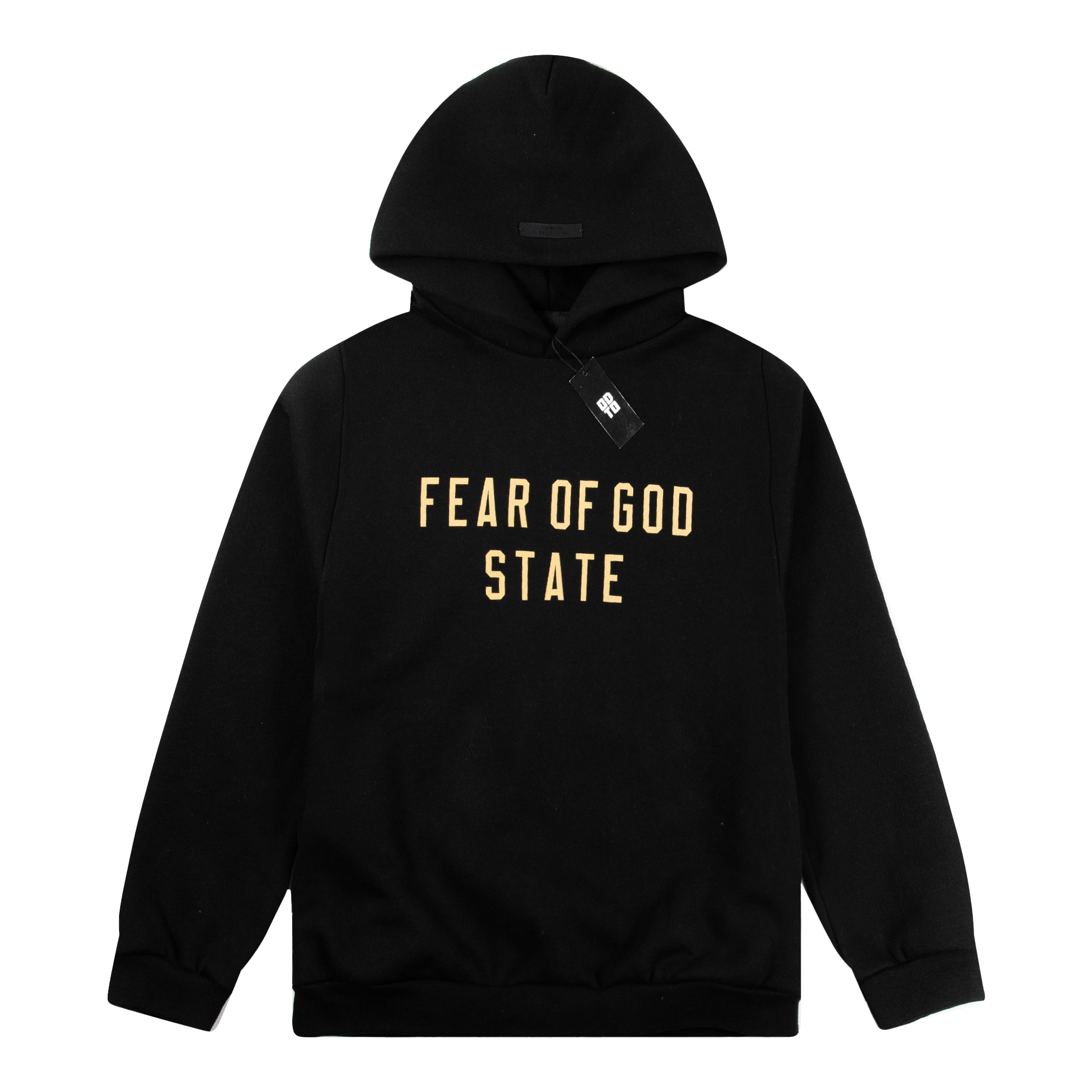 ESSENTIALS FW24 FLEECE HOODIE BLACK