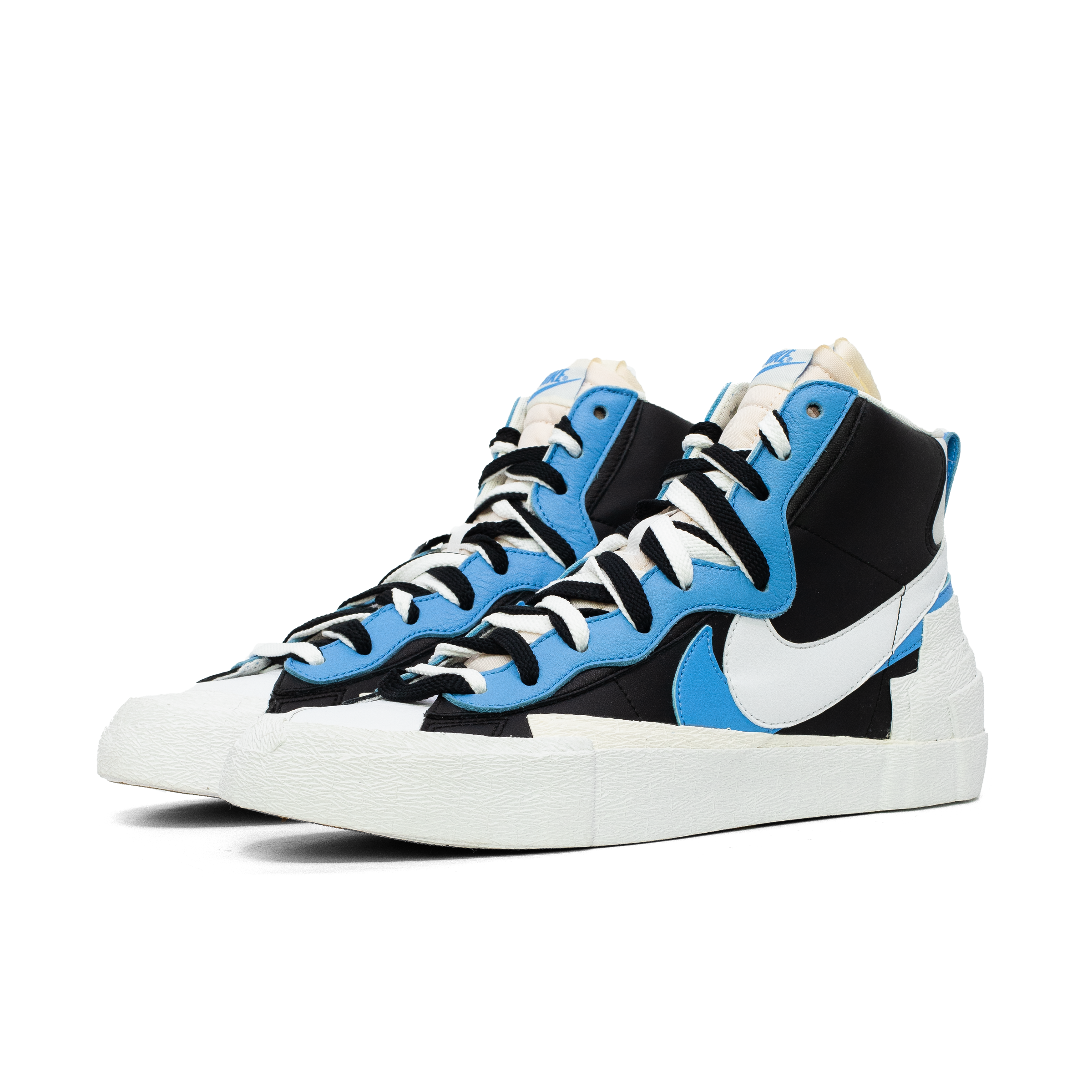 NIKE BLAZER MID SACAI WHITE BLACK LEGEND BLUE