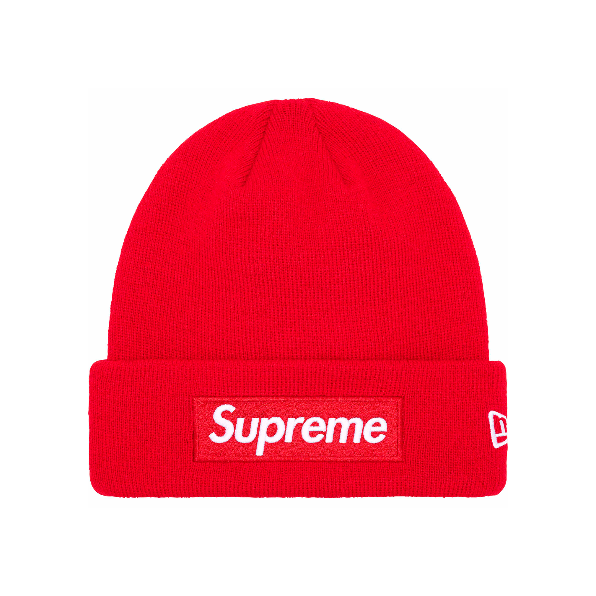 SUPREME FW16 NEW ERA BOX LOGO BEANIE RED