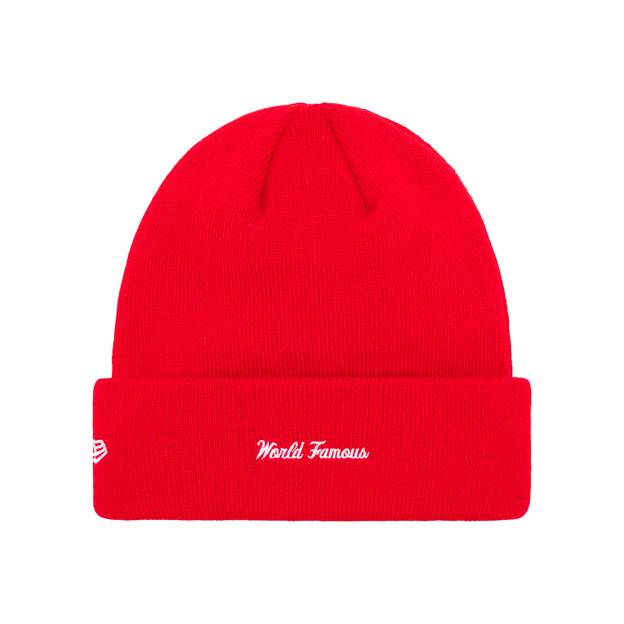 SUPREME FW16 NEW ERA BOX LOGO BEANIE RED