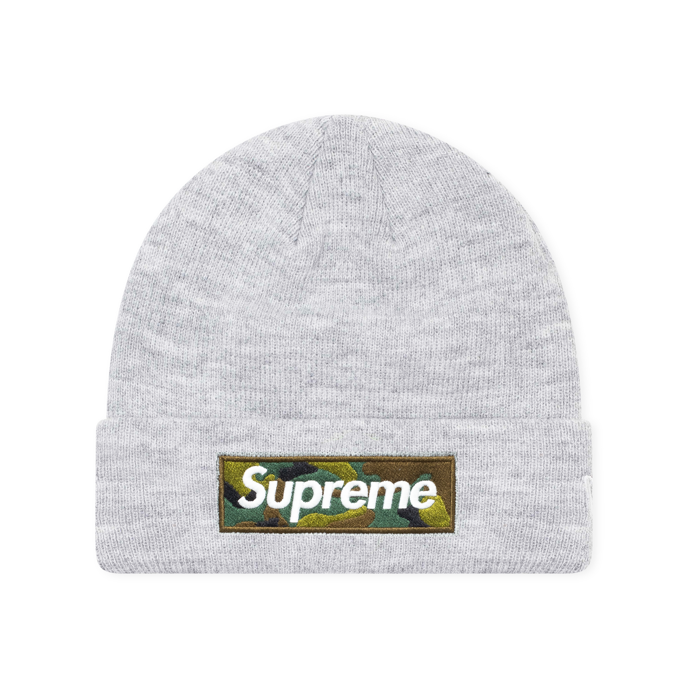 SUPREME NEW ERA BOX LOGO BEANIE GREY (FW23)