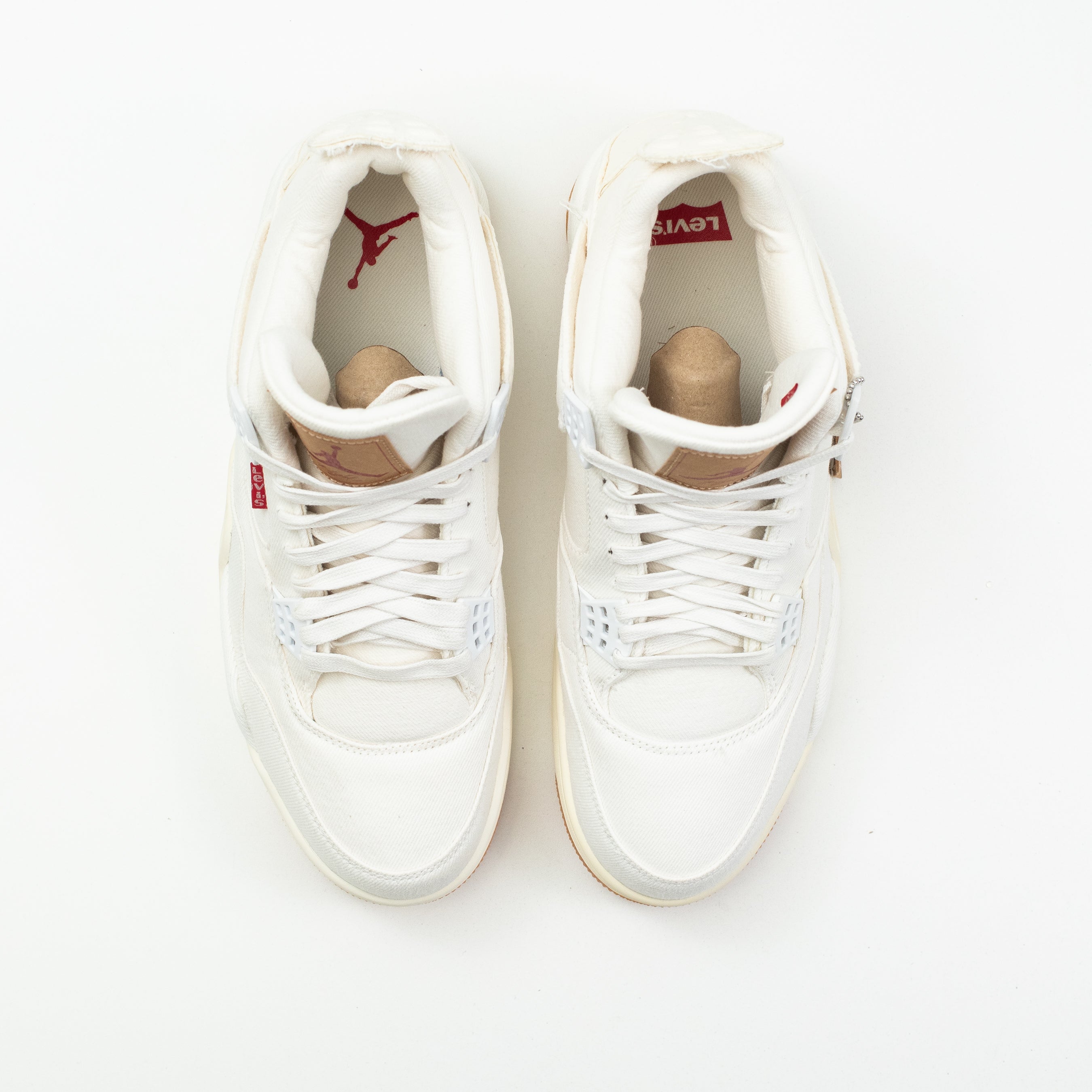 AIR JORDAN 4 LEVI'S WHITE DENIM [FLAWED - SIZE 11.5]