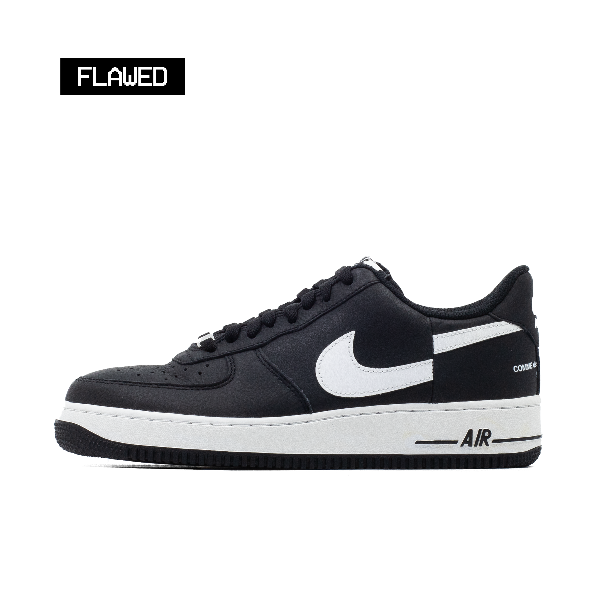 NIKE AIR FORCE 1 SUPREME CDG SPLIT [FLAWED - SIZE 9]