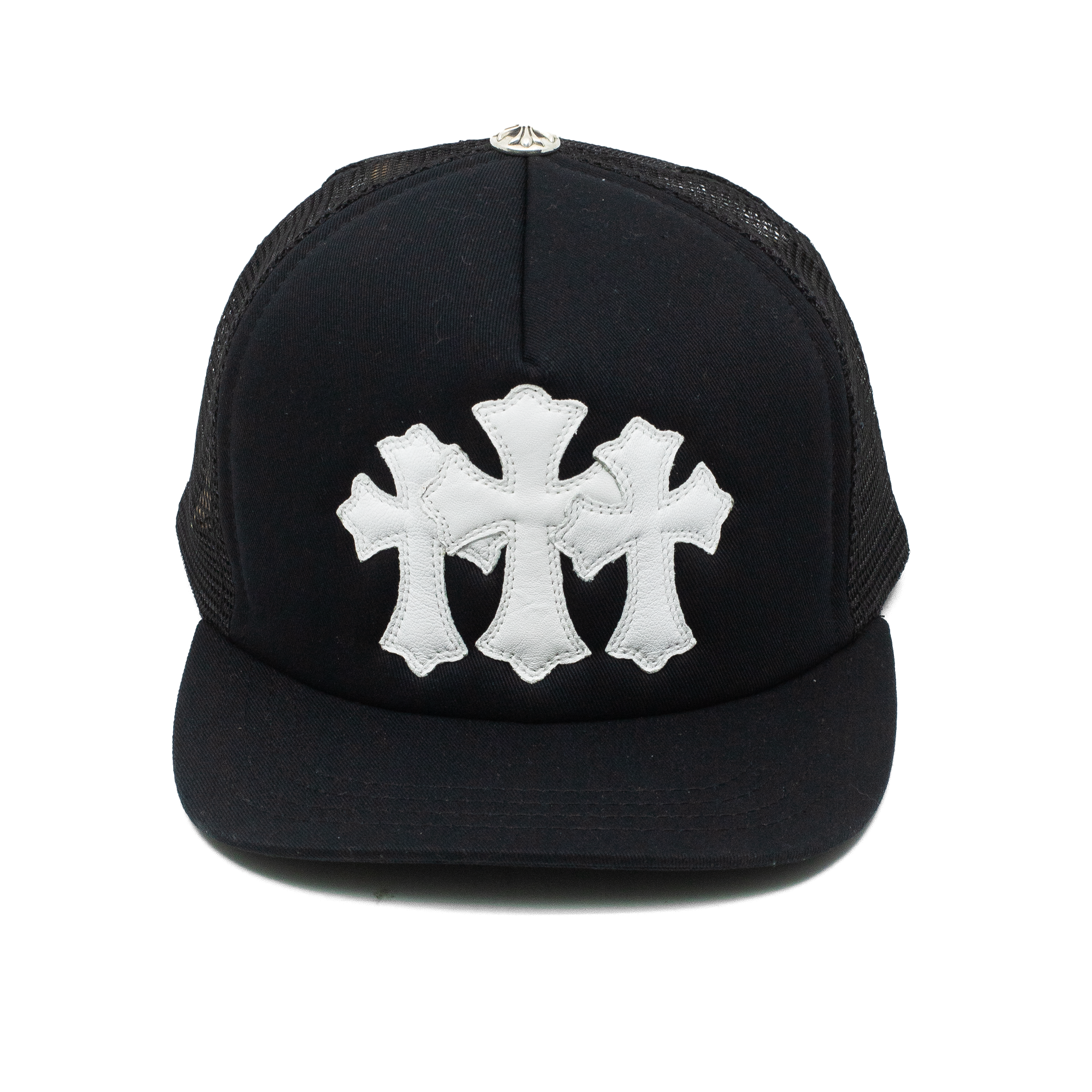 CHROME HEARTS CEMETERY TRUCKER HAT BLACK