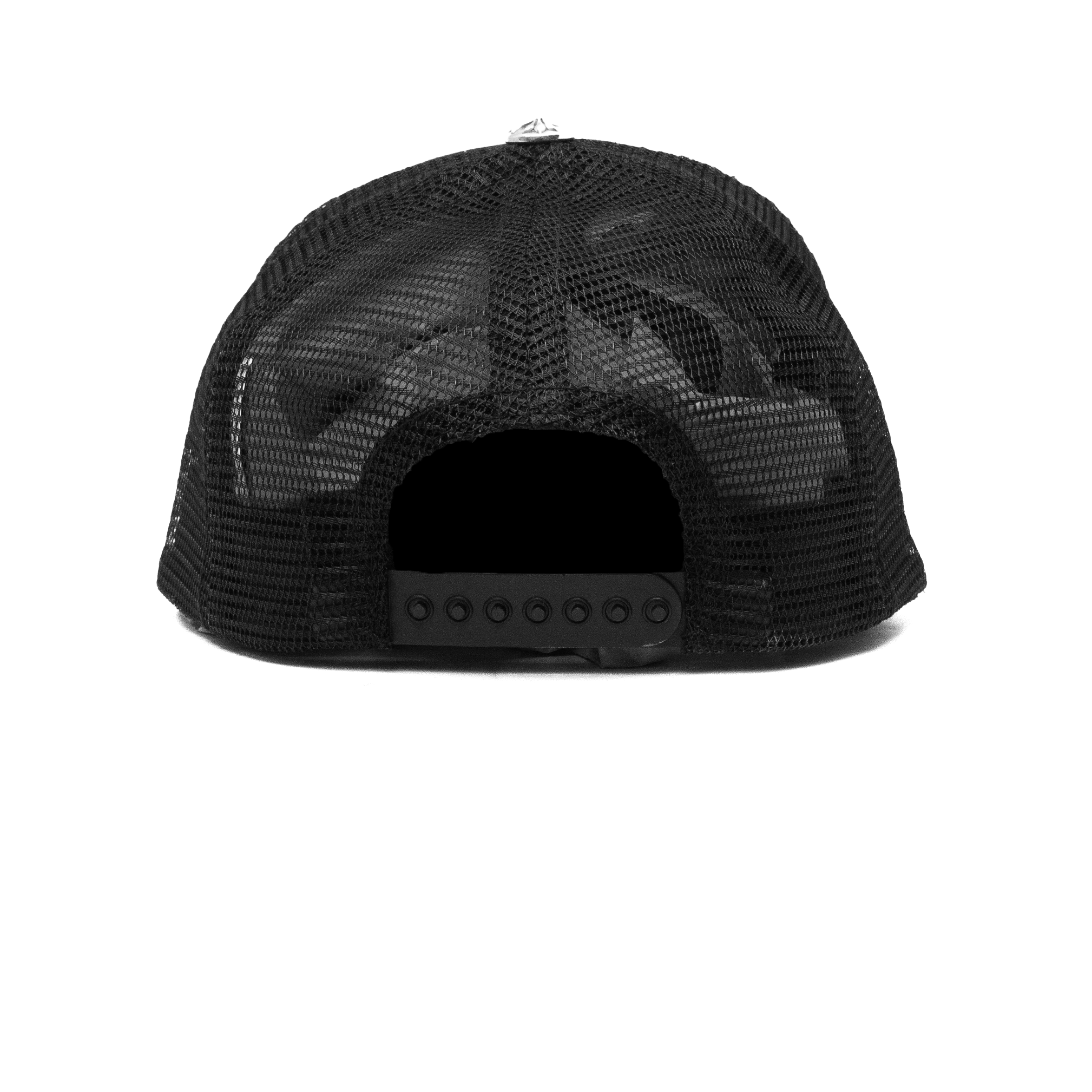 CHROME HEARTS CEMETERY TRUCKER HAT BLACK