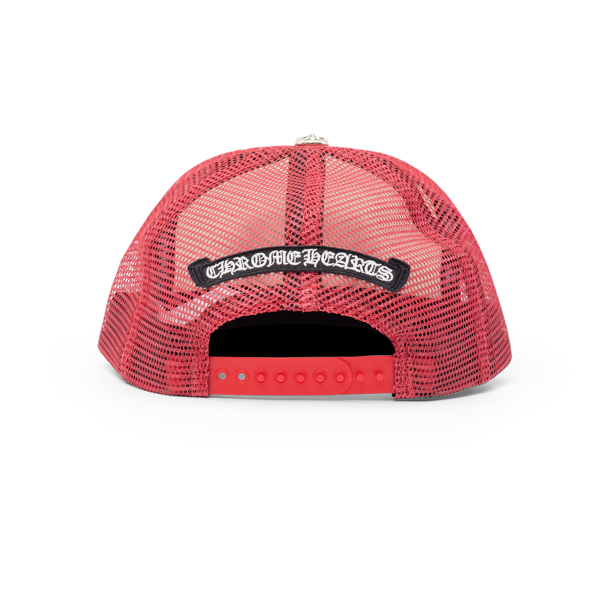 CHROME HEARTS CEMETERY TRUCKER HAT RED