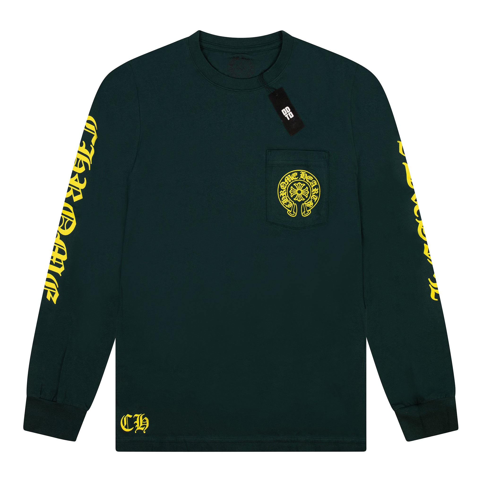 CHROME HEARTS HORSESHOE L/S TEE DARK GREEN