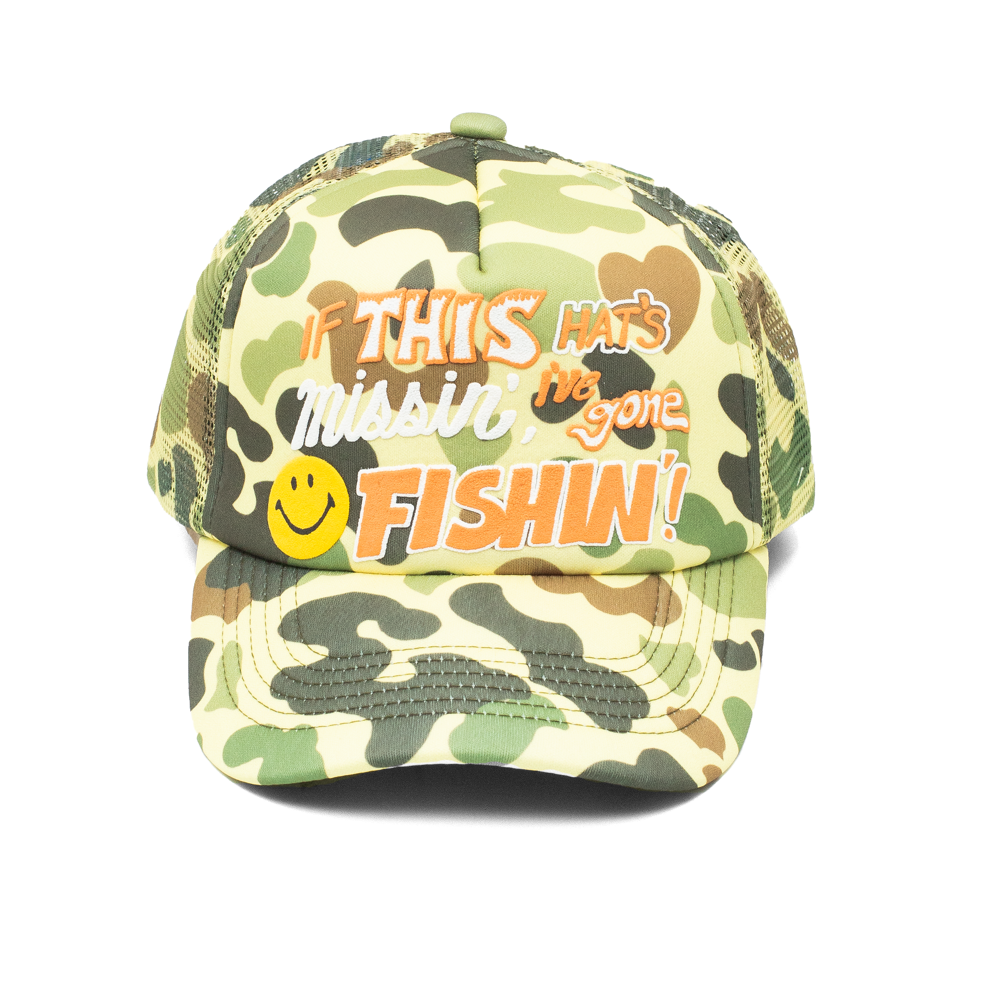 MARKET GONE FISHING TRUCKER CAMO