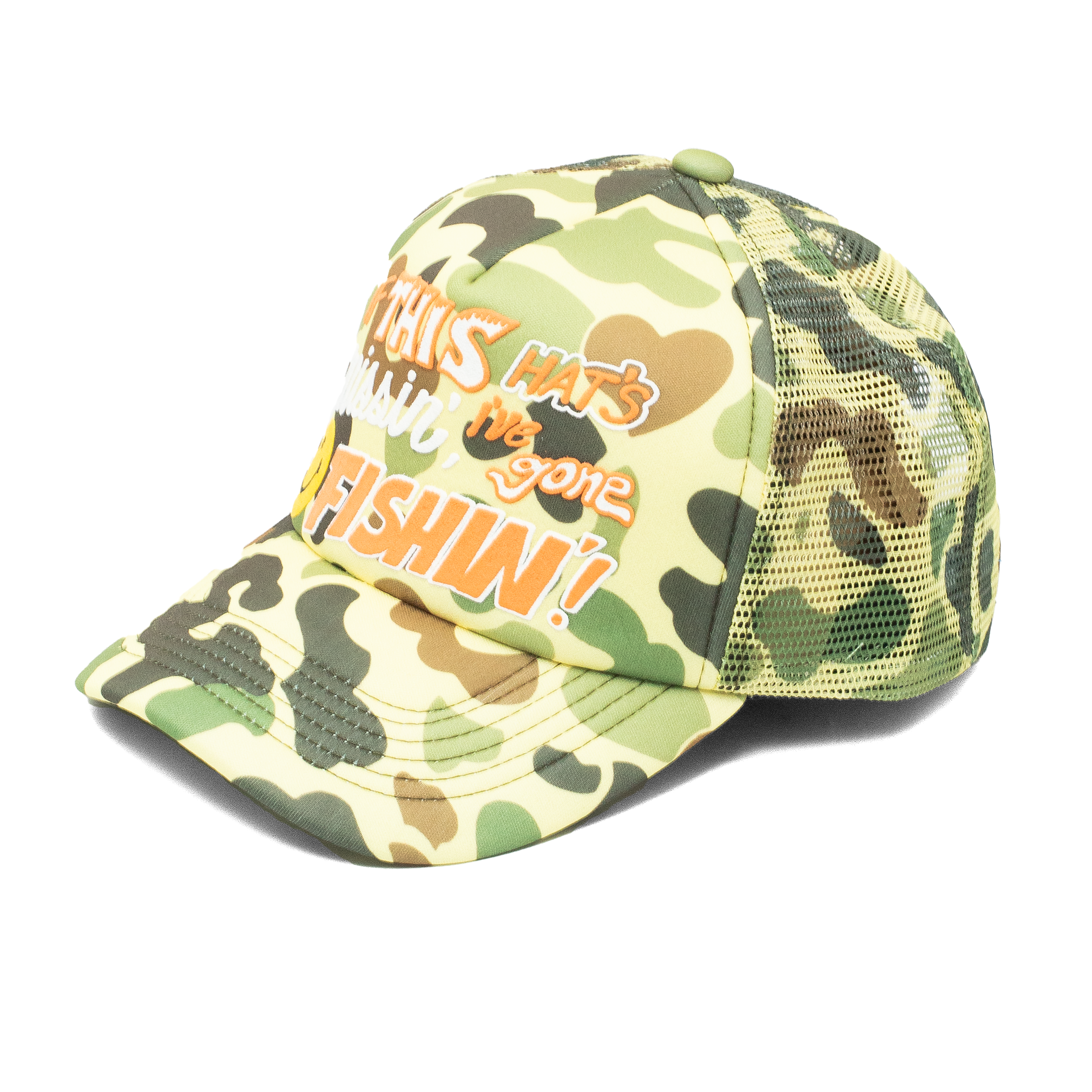 MARKET GONE FISHING TRUCKER CAMO