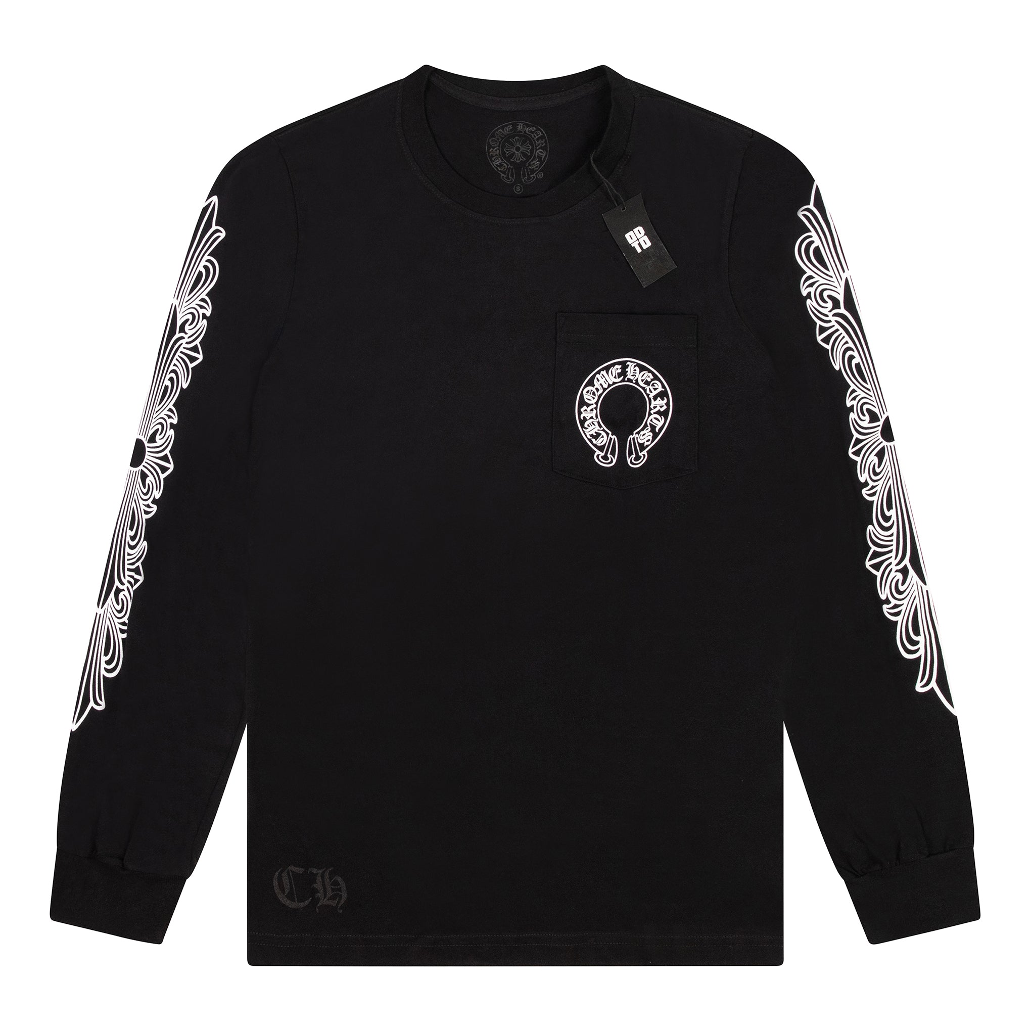 CHROME HEARTS HORSESHOE L/S TEE BLACK