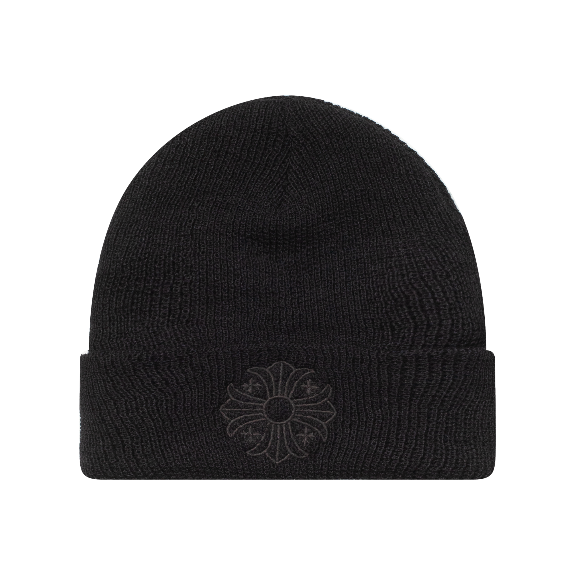 CHROME HEARTS CROSS WOOL BEANIE BLACK