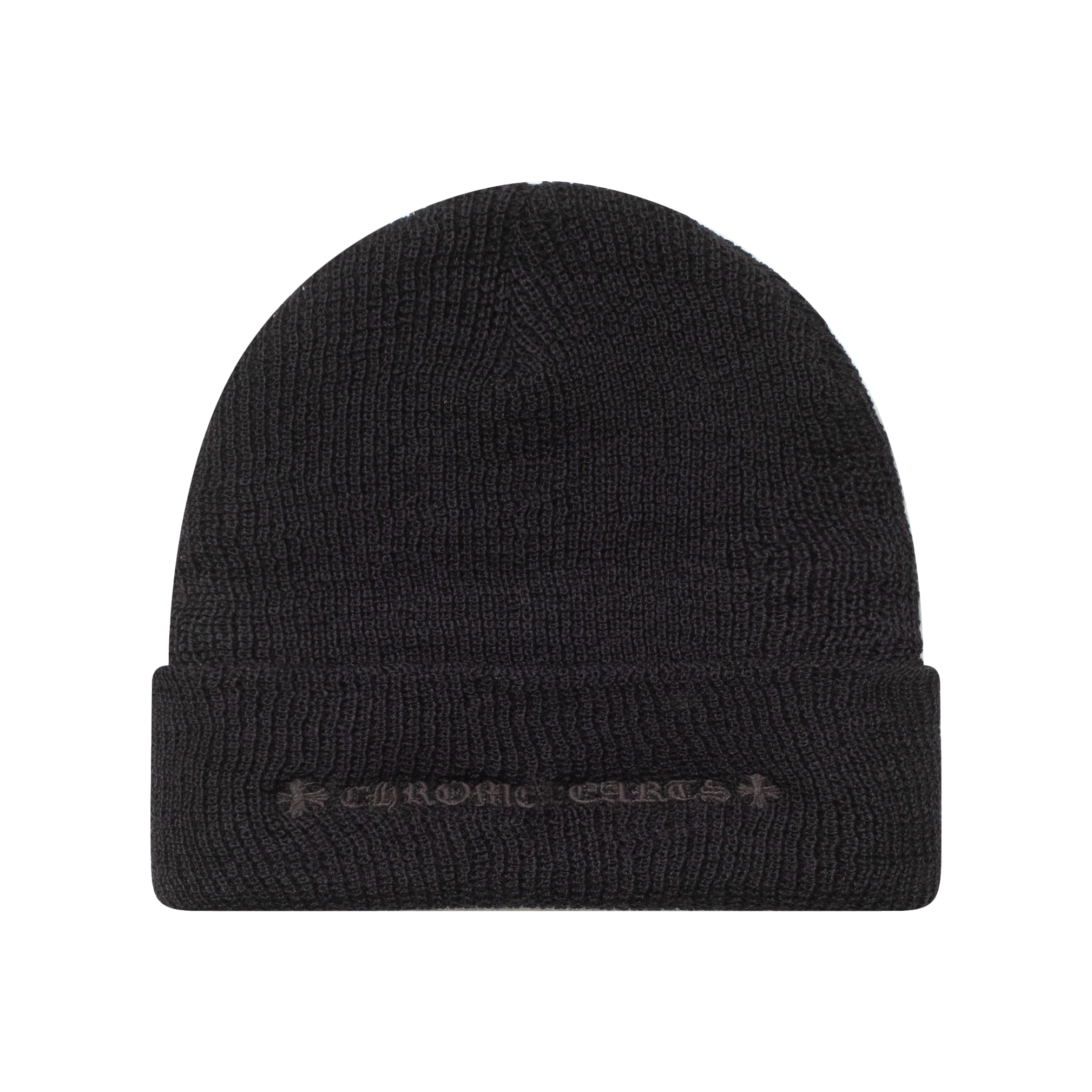 CHROME HEARTS CROSS WOOL BEANIE BLACK