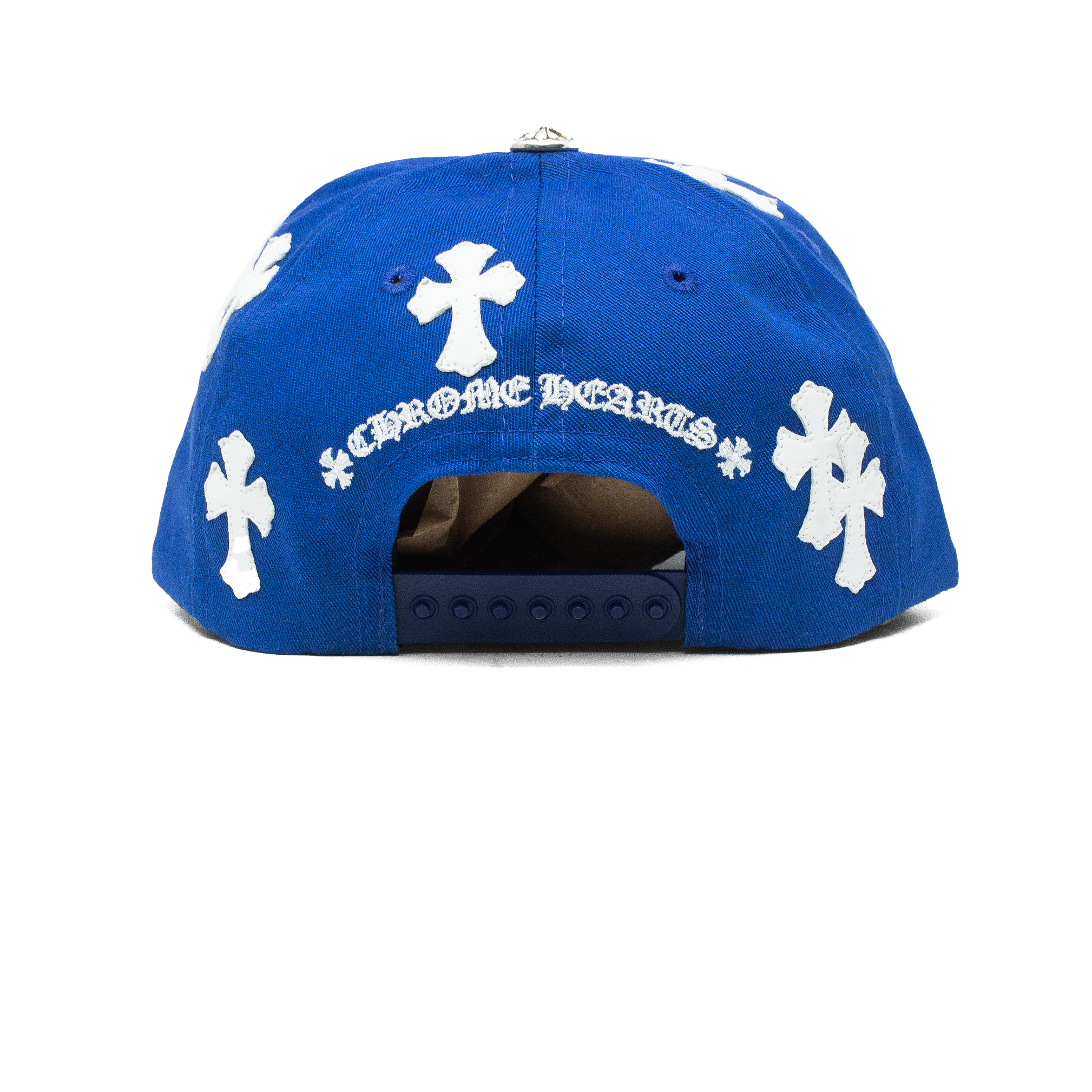 CHROME HEARTS CH CROSS PATCH HAT BLUE