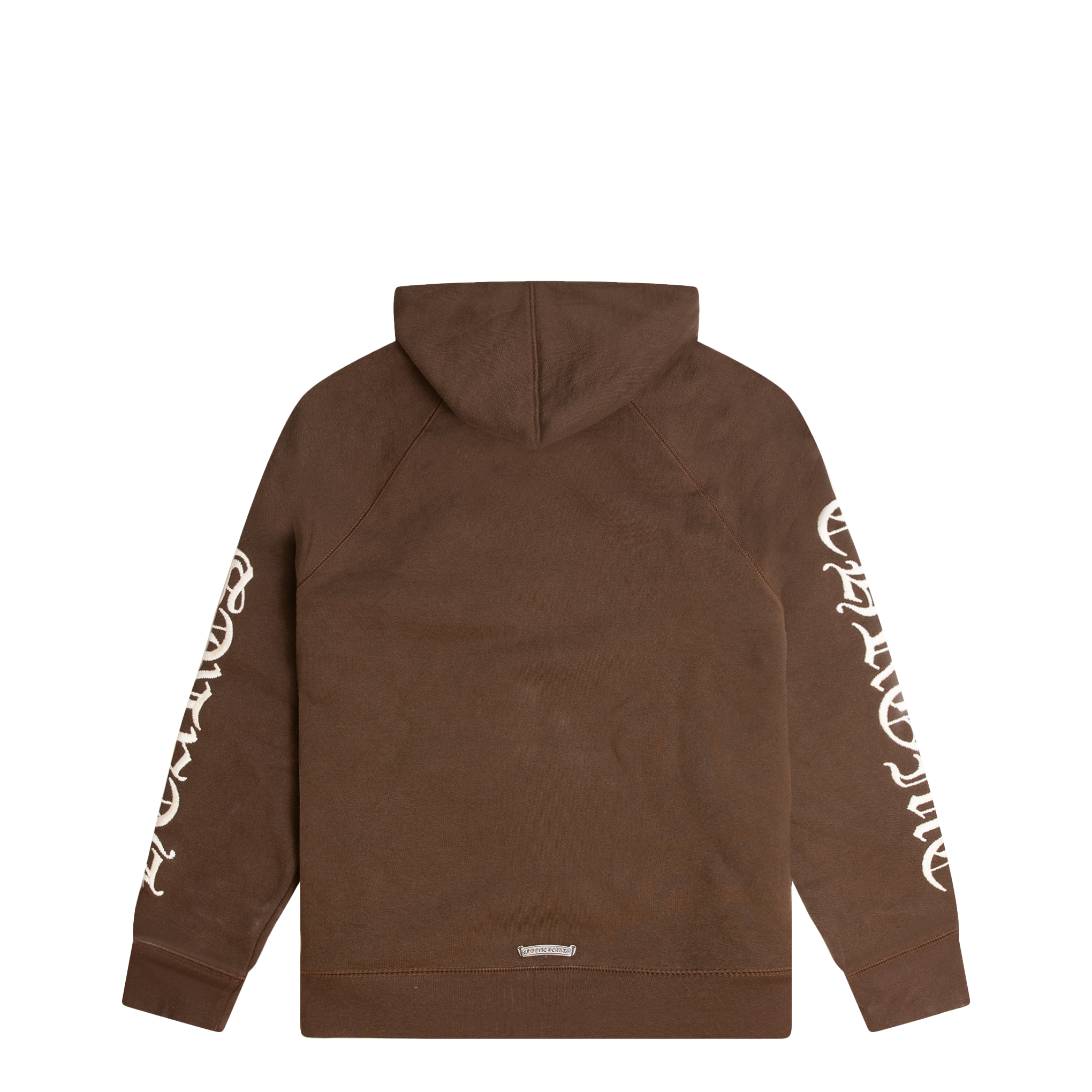CHROME HEARTS EMBROIDERED HOODIE BROWN