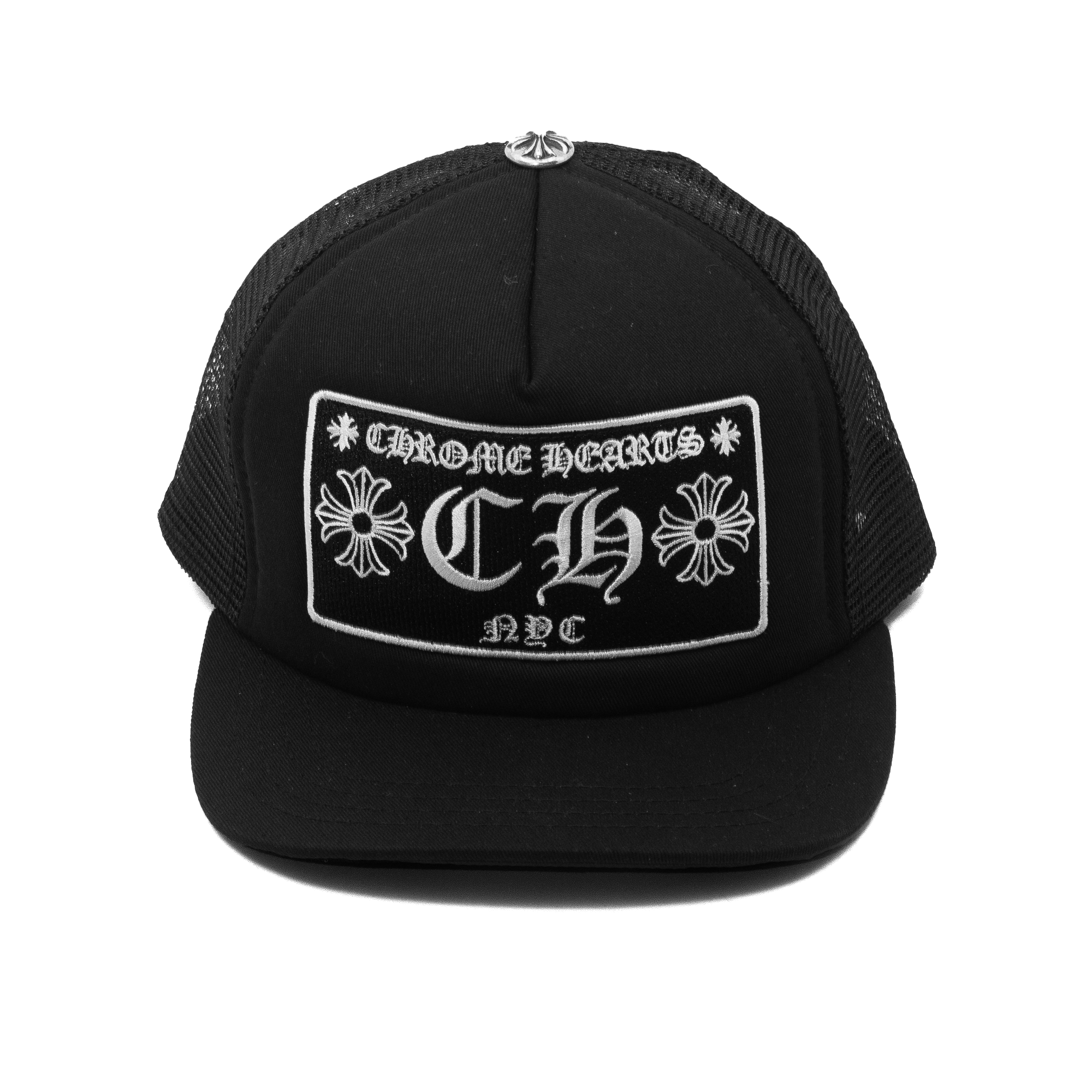 CHROME HEARTS CH NYC TRUCKER HAT BLACK