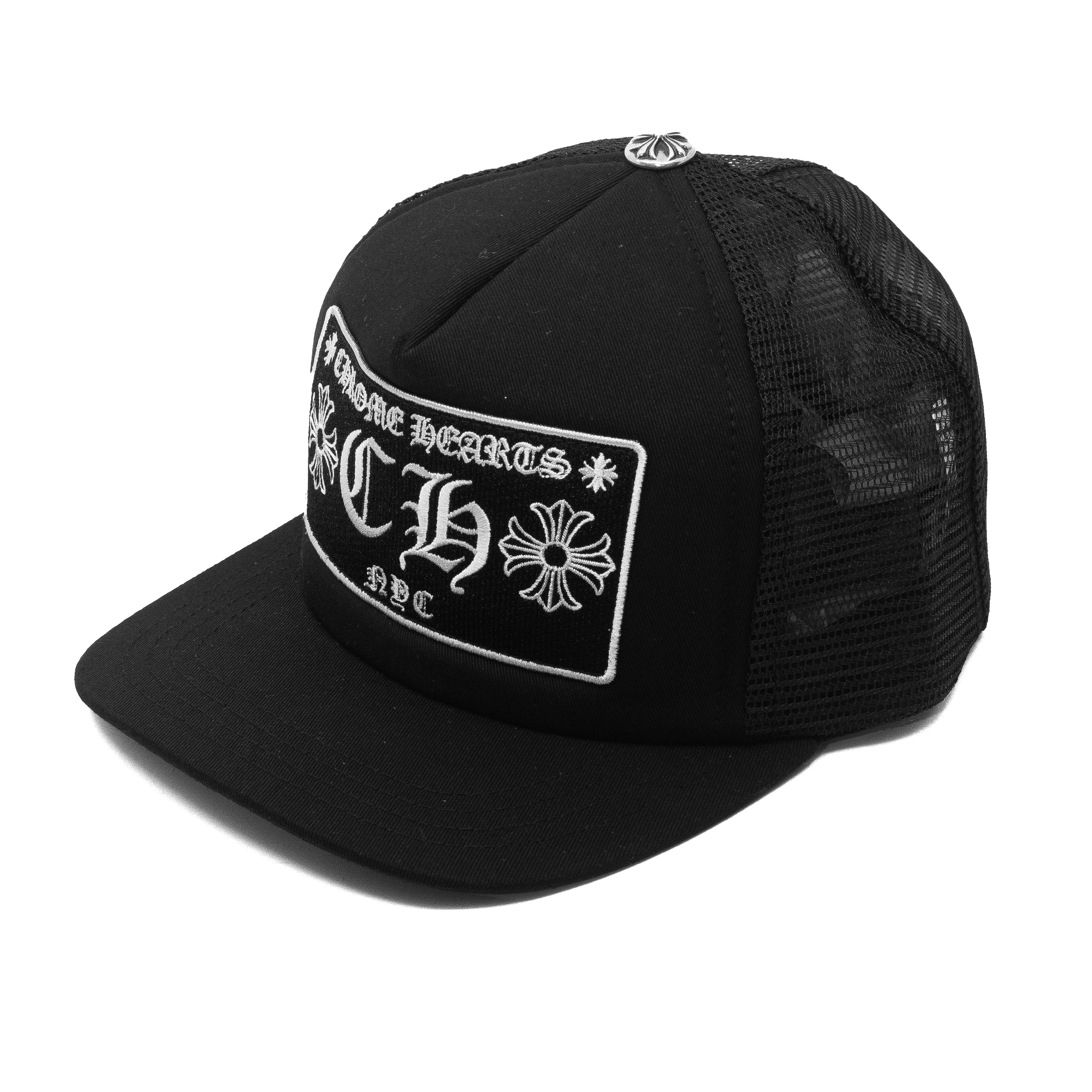 CHROME HEARTS CH NYC TRUCKER HAT BLACK