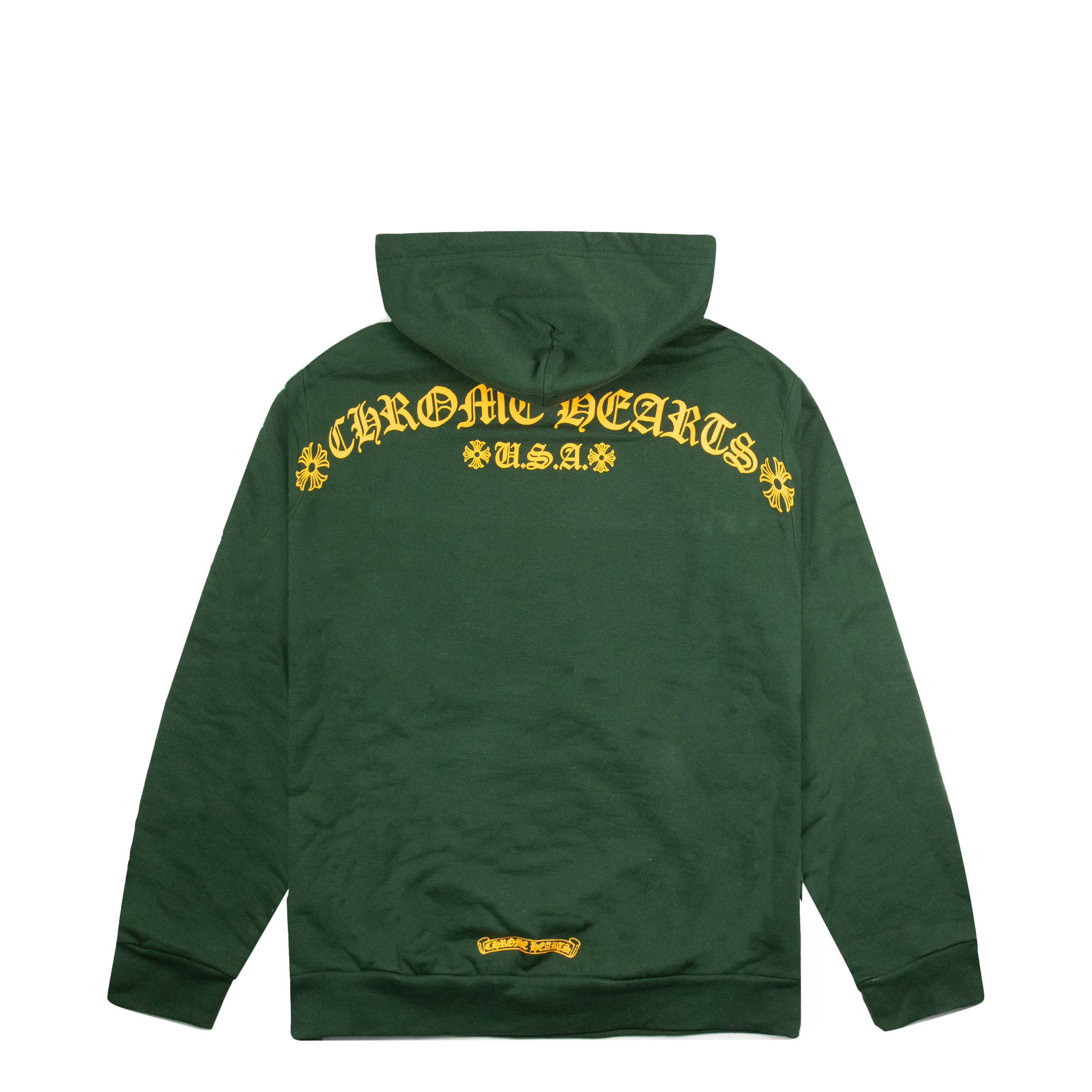 CHROME HEARTS SHOULDER LOGO HOODIE GREEN
