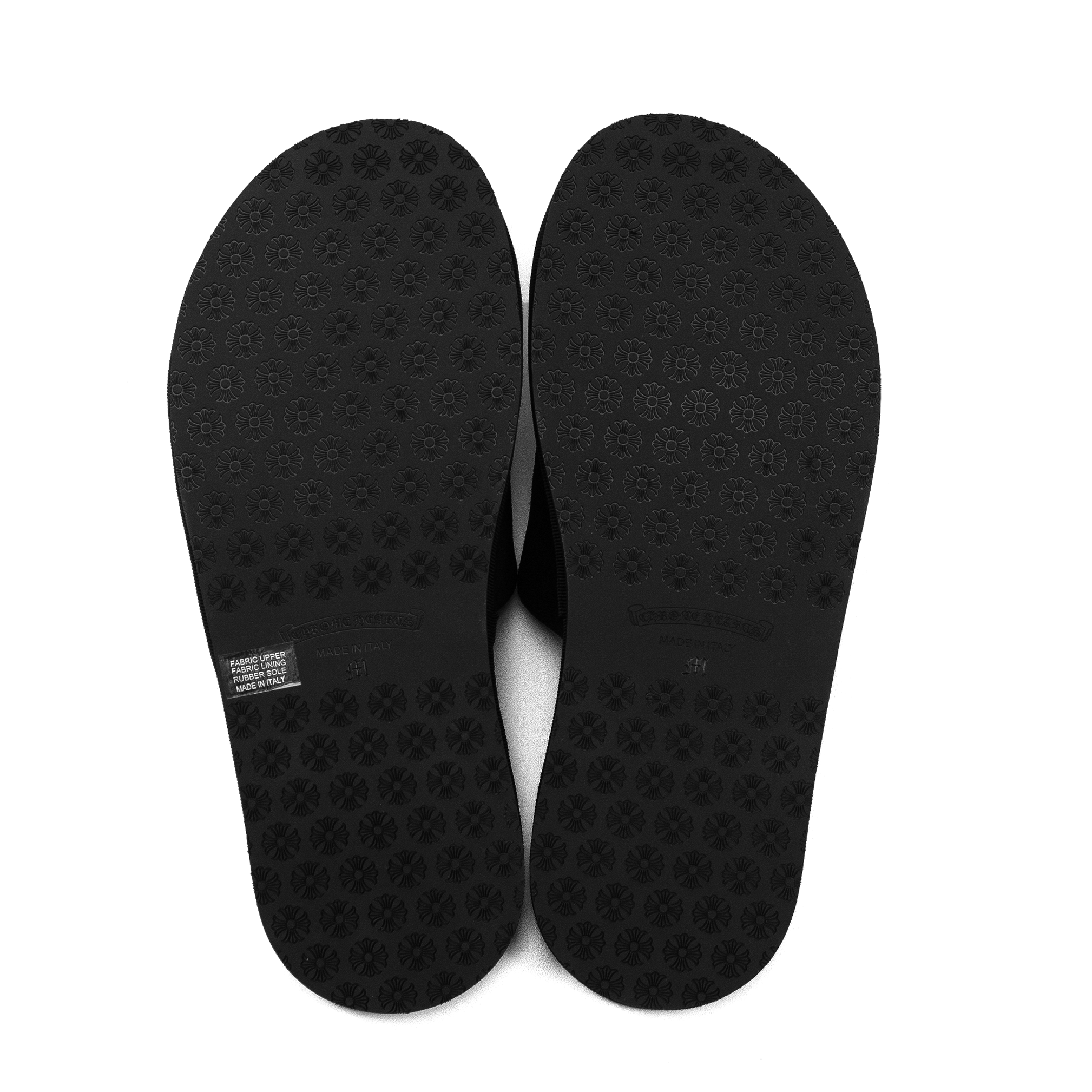 CHROME HEARTS HORSESHOE SLIPPERS BLACK