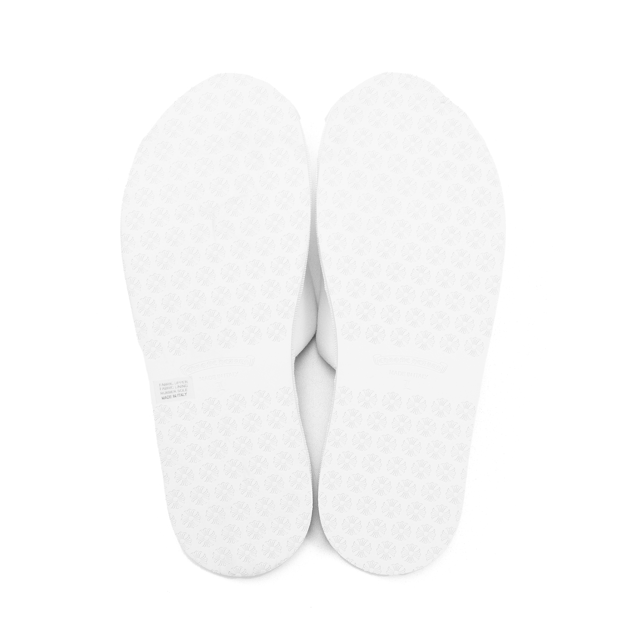 CHROME HEARTS HORSESHOE SLIPPERS WHITE