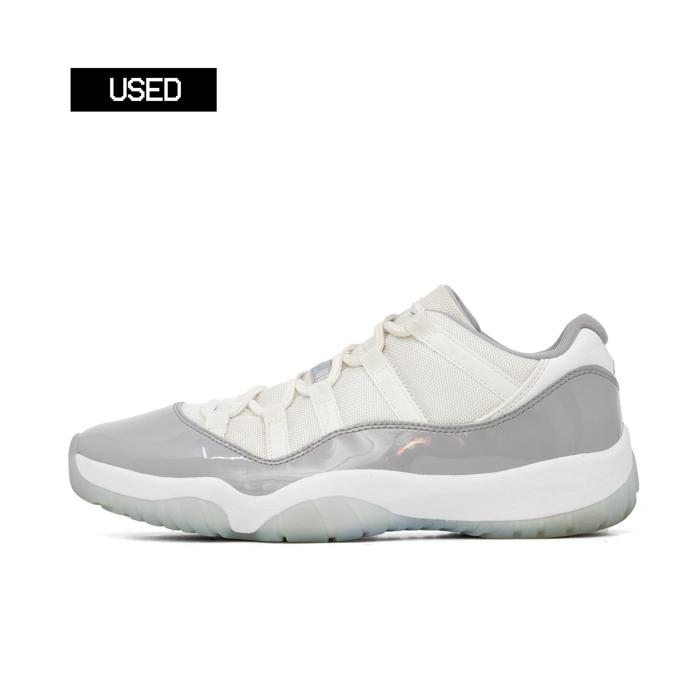 AIR JORDAN 11 LOW CEMENT GREY [USED - SIZE 10]