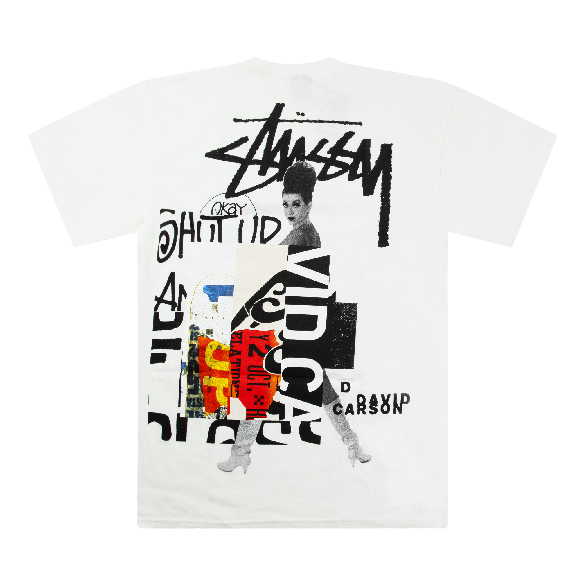 STUSSY DAVID CARSON DO YOUR THANG TEE WHITE