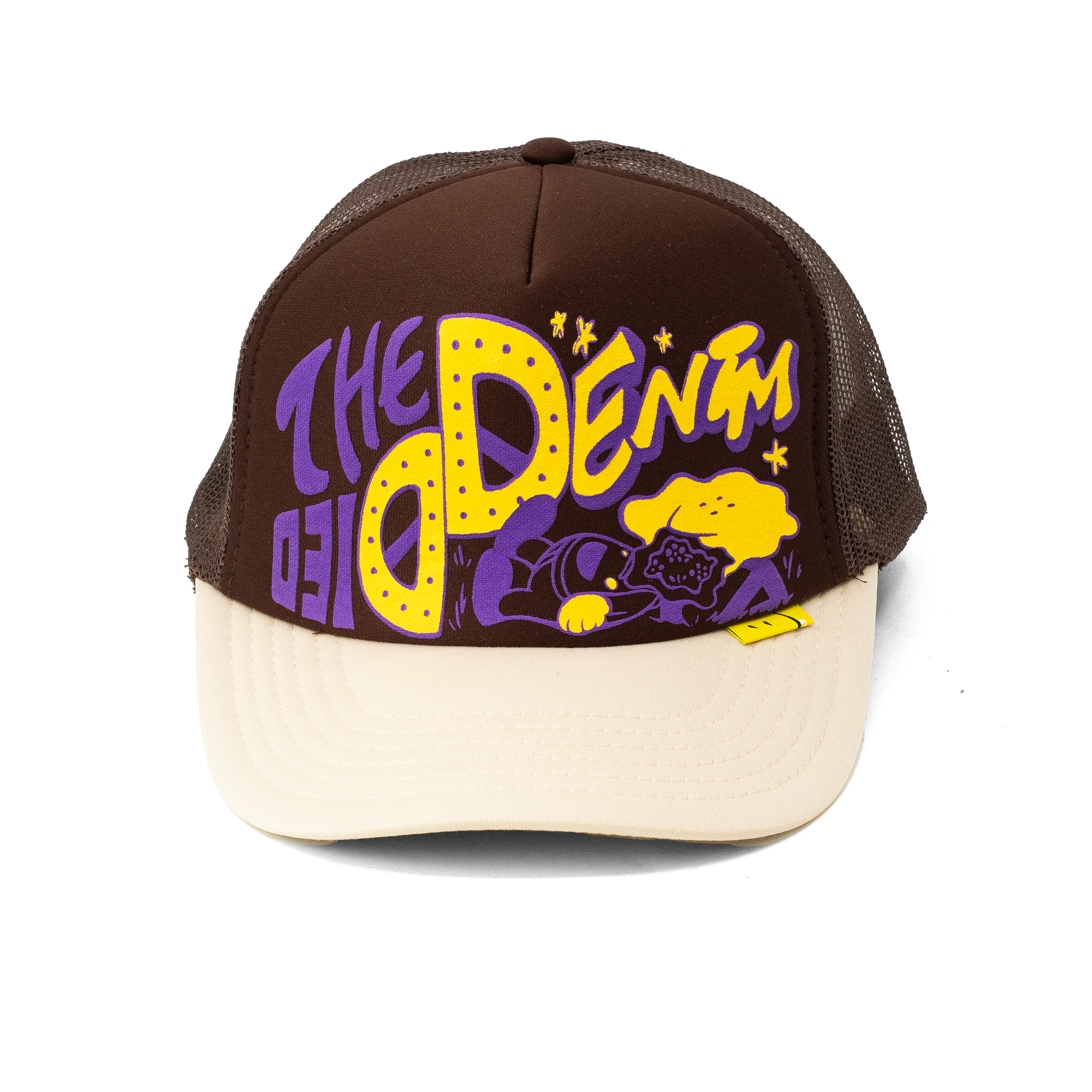 KAPITAL KOUNTRY THE DENIM DIED CAP BEIGE/BROWN