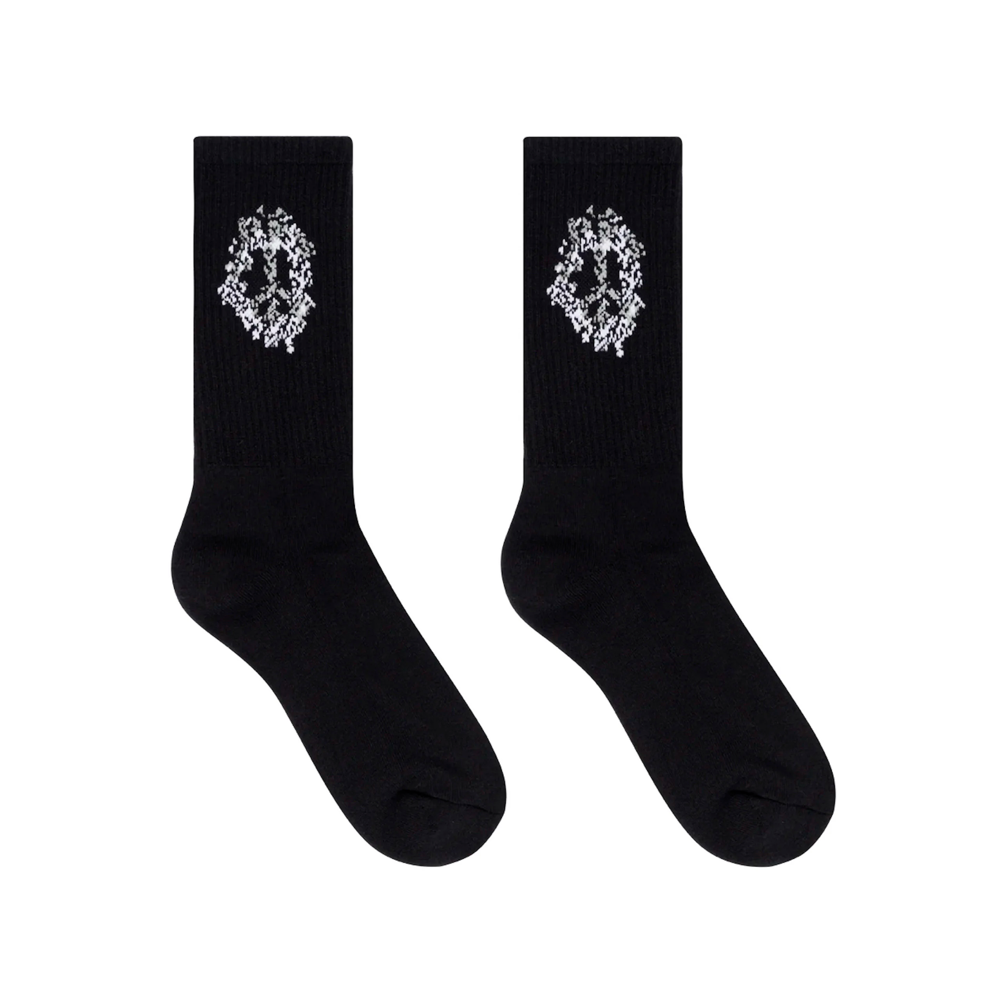 DENIM TEARS 2 PACK SOCKS BLACK