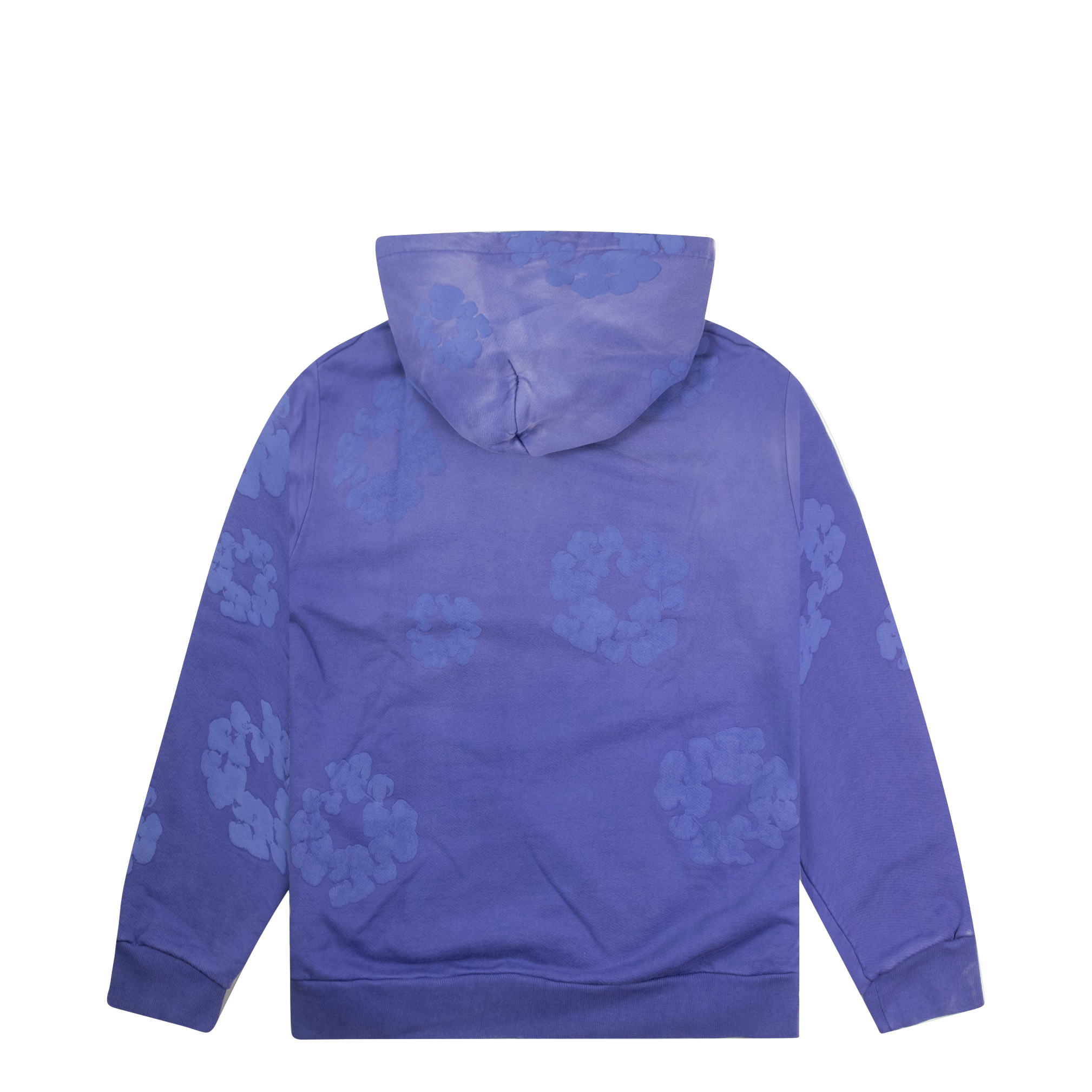 DENIM TEARS MONO COTTON WREATH HOODIE WASHED BLUE – ODTO