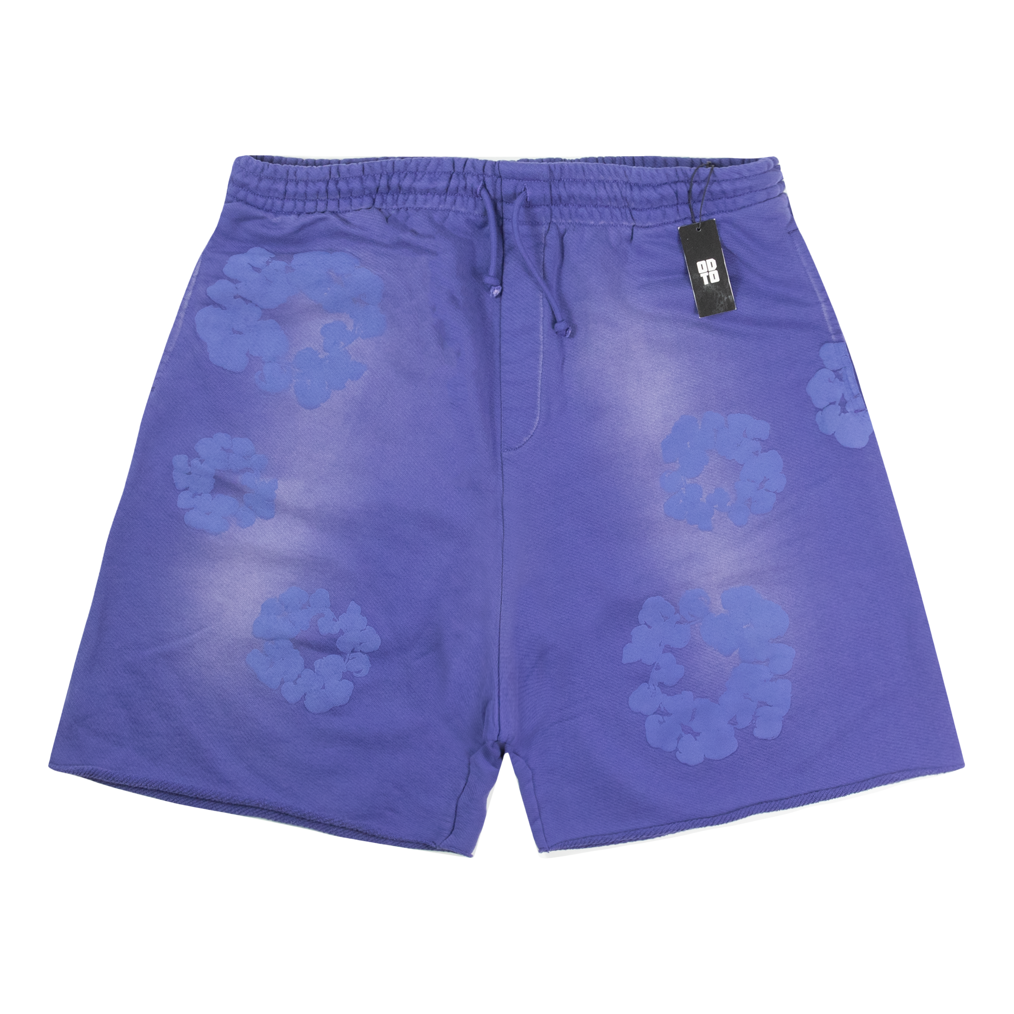 DENIM TEARS MONO COTTON WREATH SWEAT SHORTS WASHED BLUE – ODTO DENIM TEARS MONO COTTON WREATH SWEAT SHORTS WASHED BLUE – ODTO