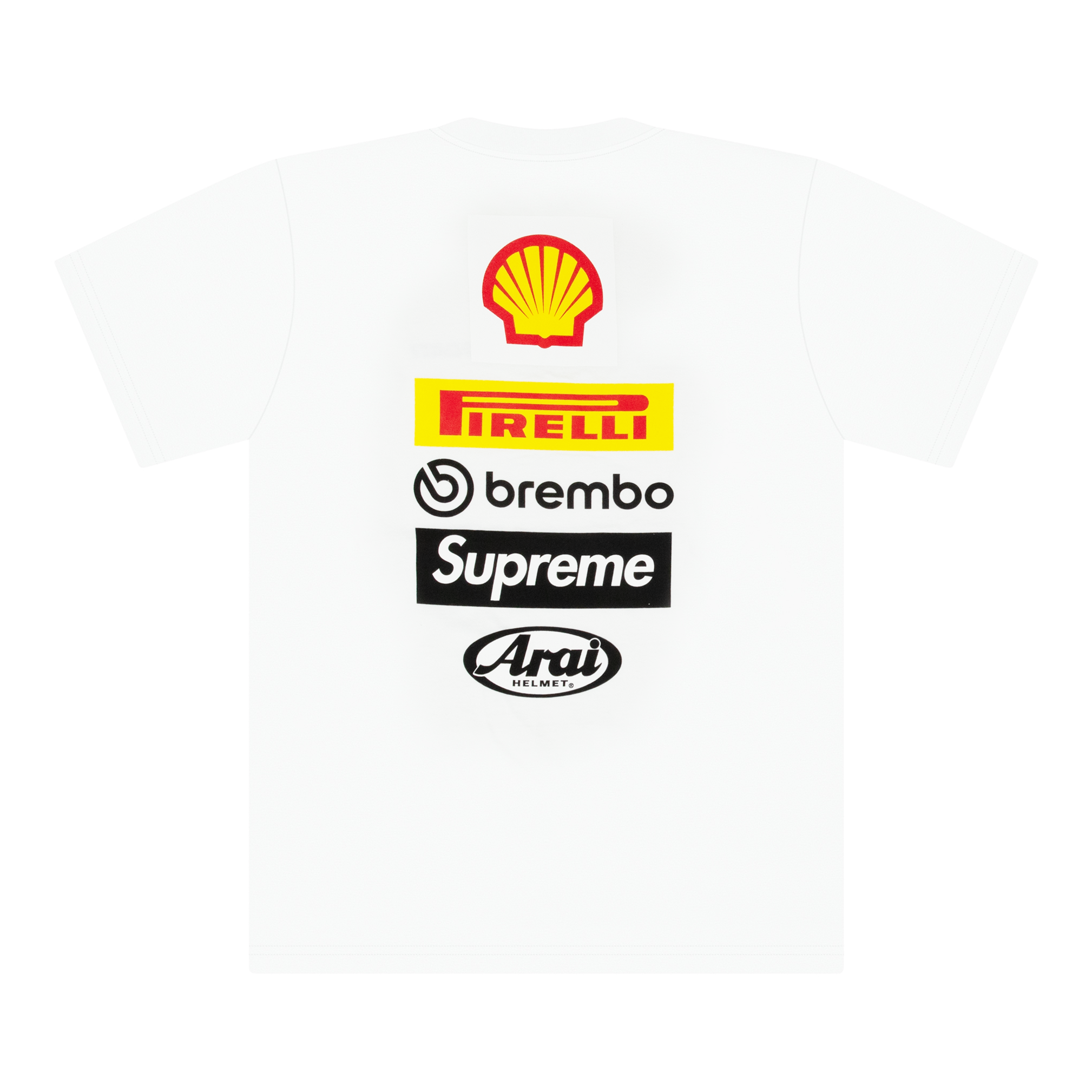 SUPREME DUCATI LOGO TEE WHITE