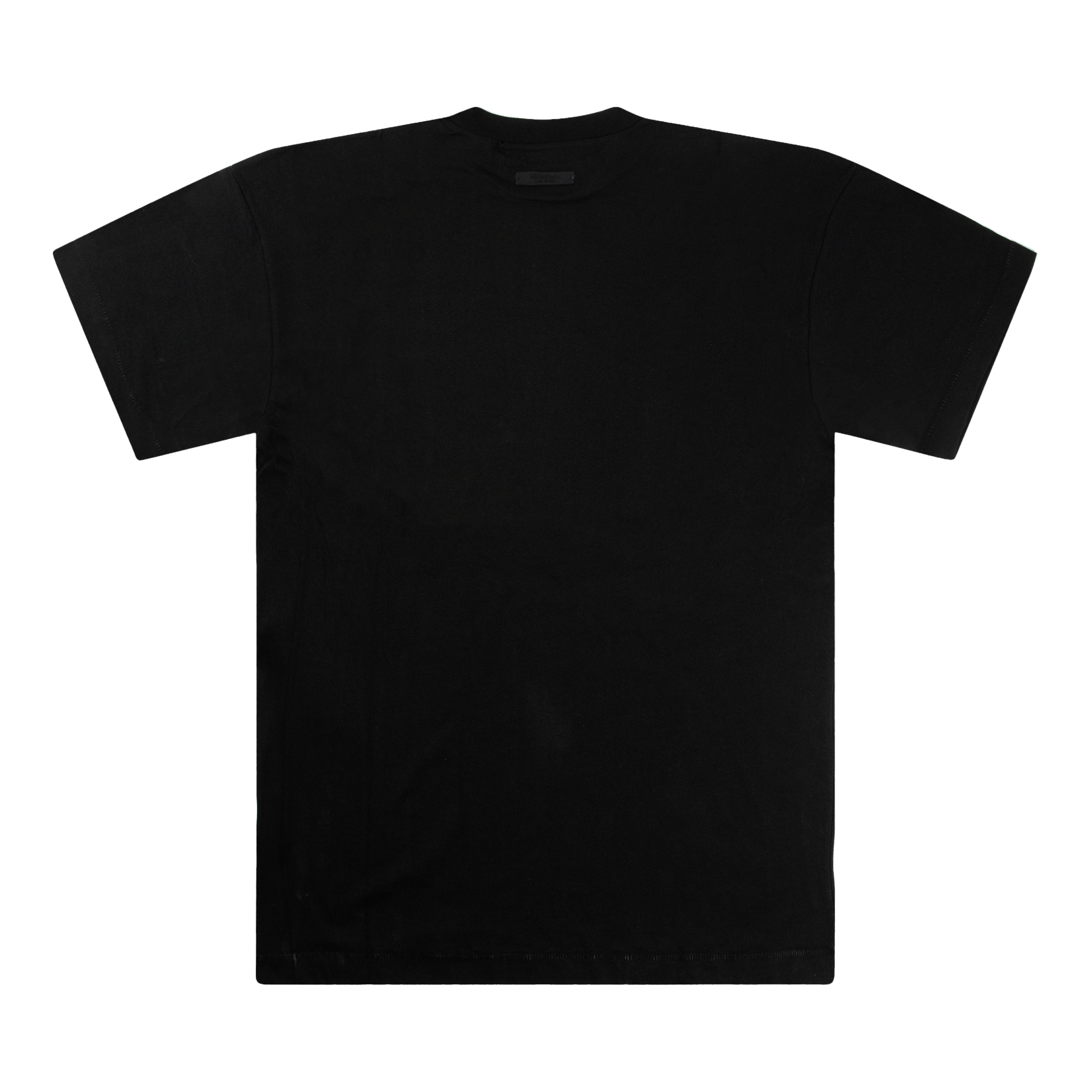 ESSENTIALS JERSEY CREWNECK TEE BLACK