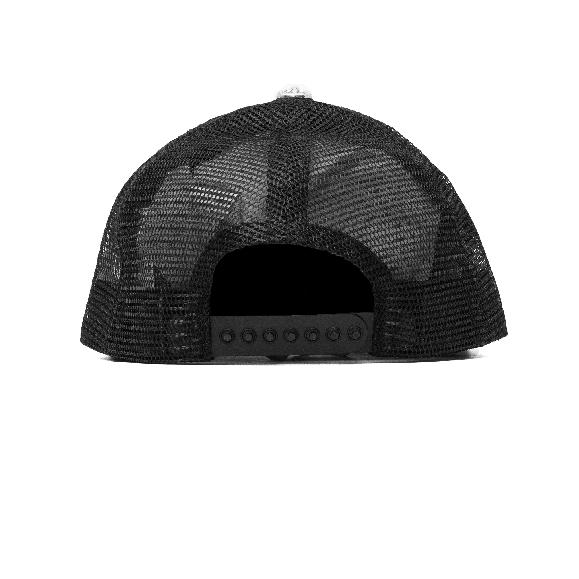 CHROME HEARTS FUCK HOLLYWOOD TRUCKER HAT BLACK