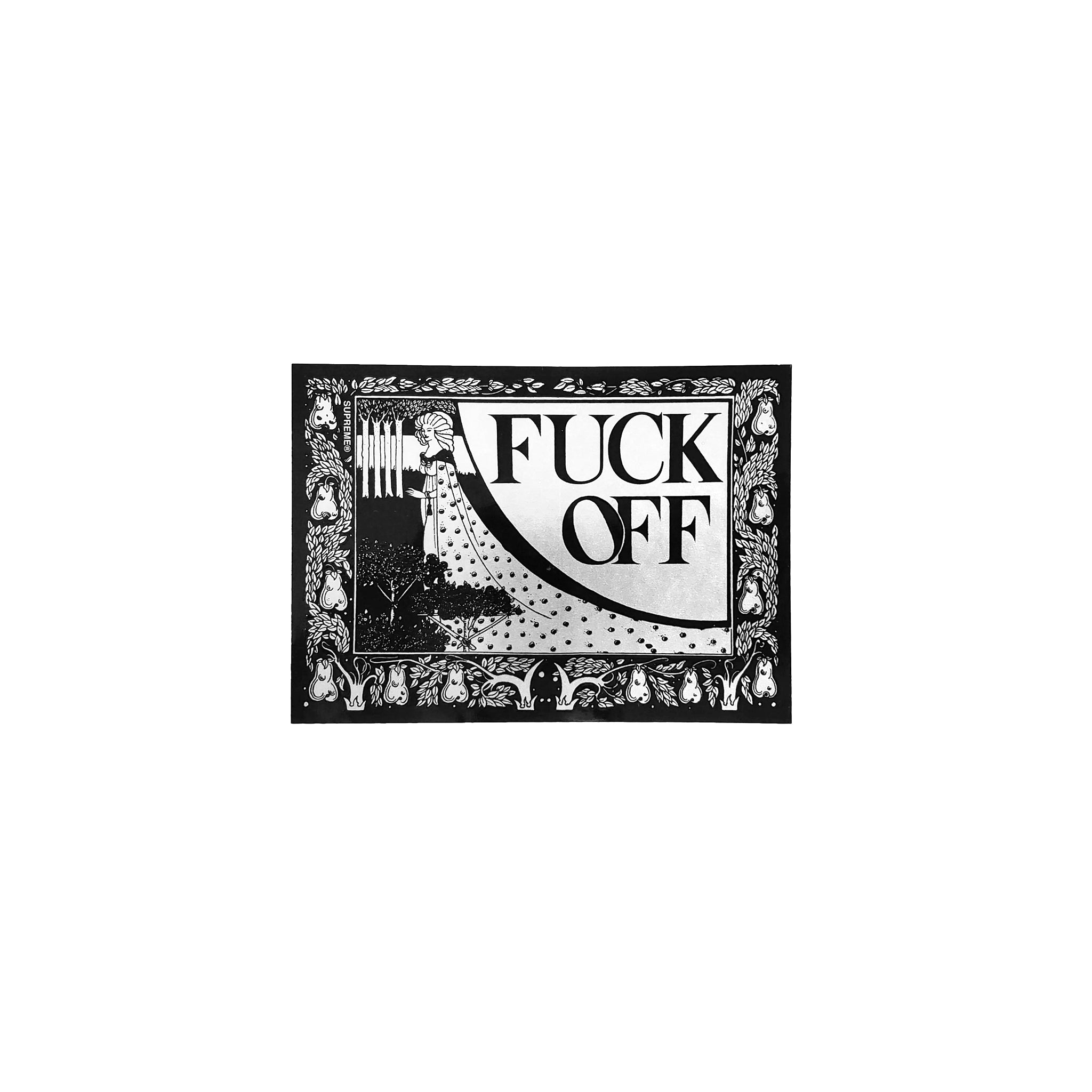 SUPREME FUCK OFF STICKER