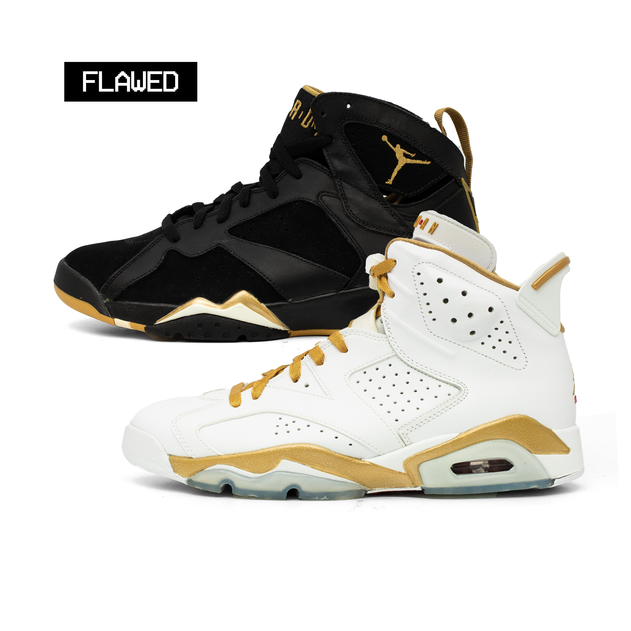AIR JORDAN GOLDEN MOMENTS PACK [FLAWED - SIZE 9.5]