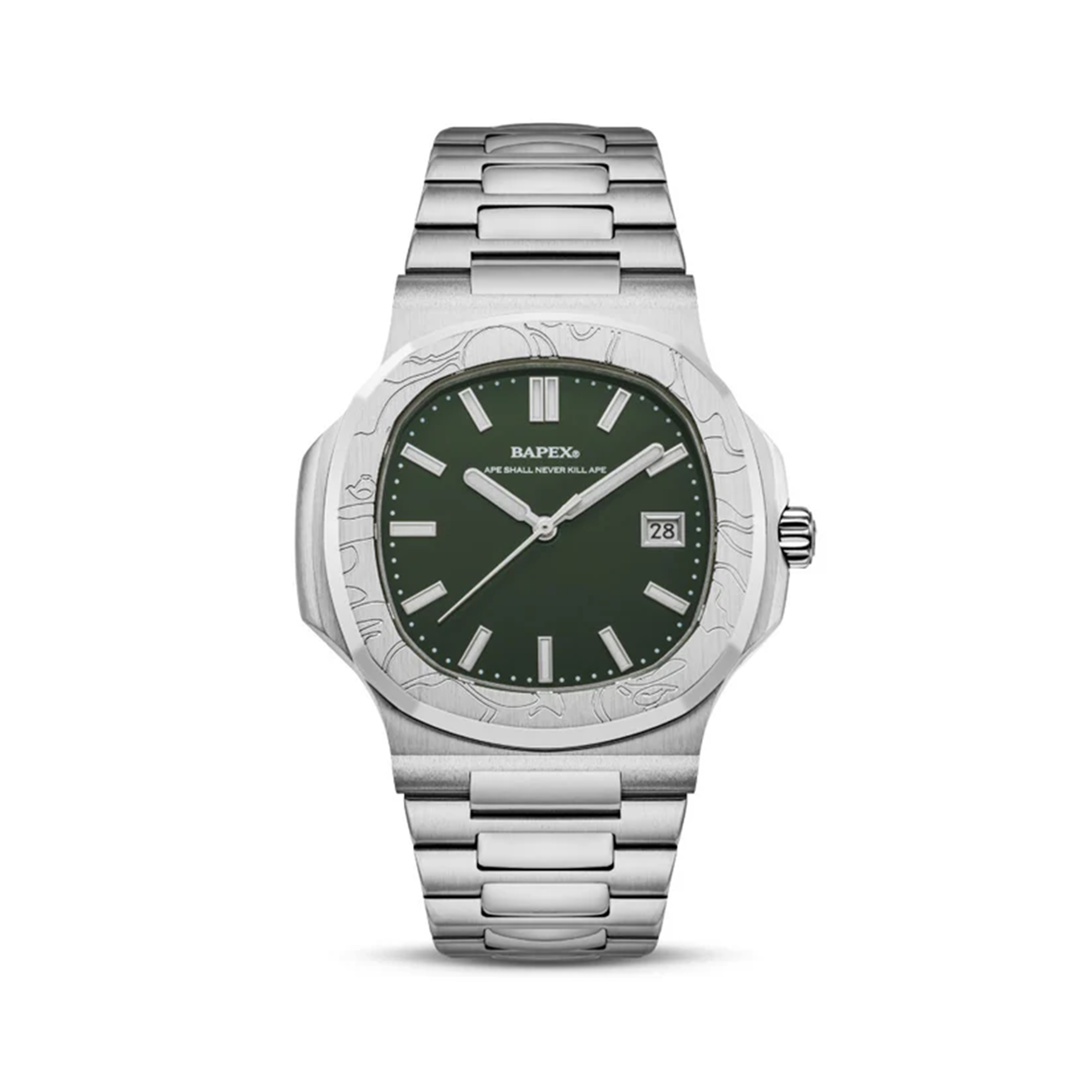 BAPE TYPE 10 II BAPEX WATCH GREEN