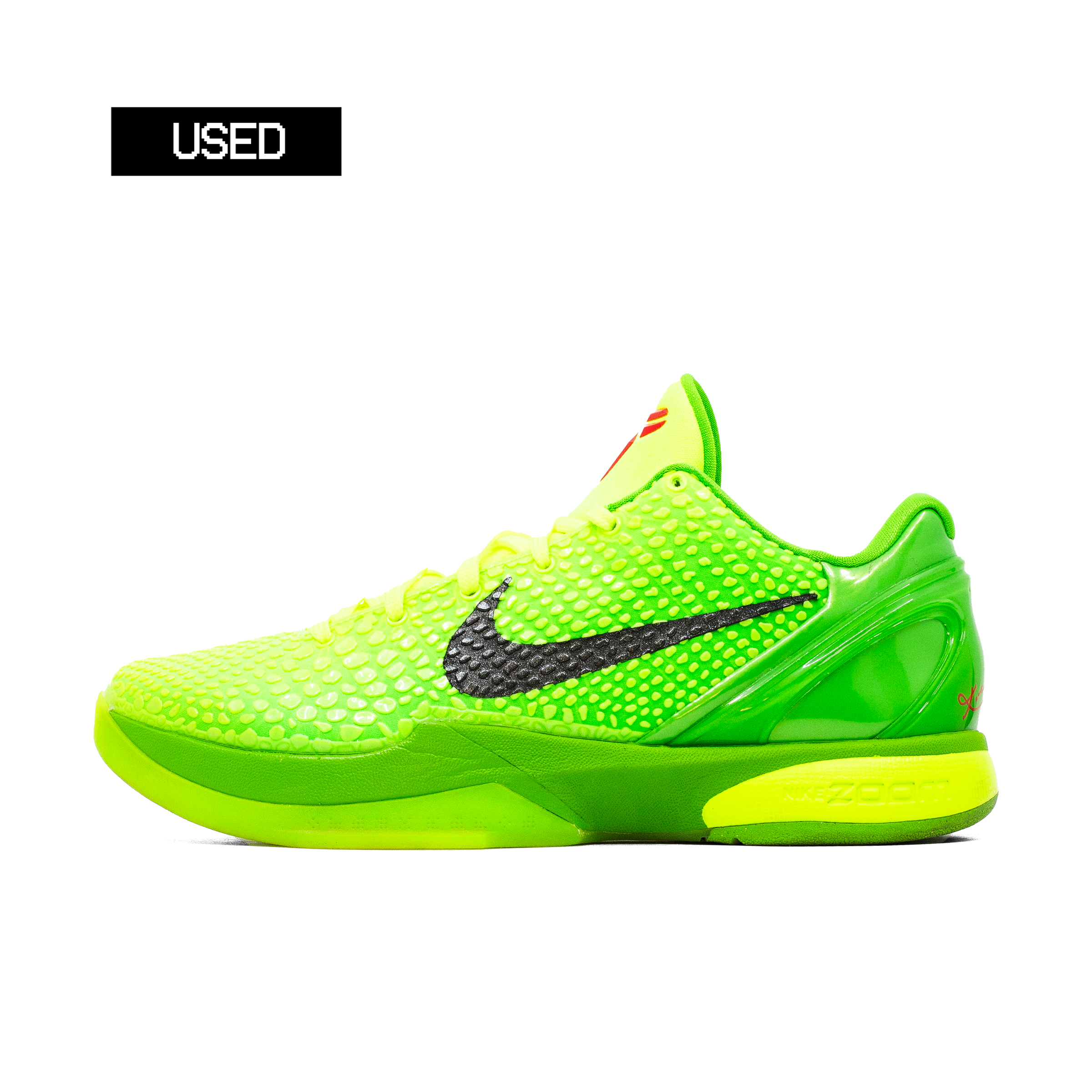 NIKE KOBE 6 PROTRO GRINCH [USED - SIZE 10]