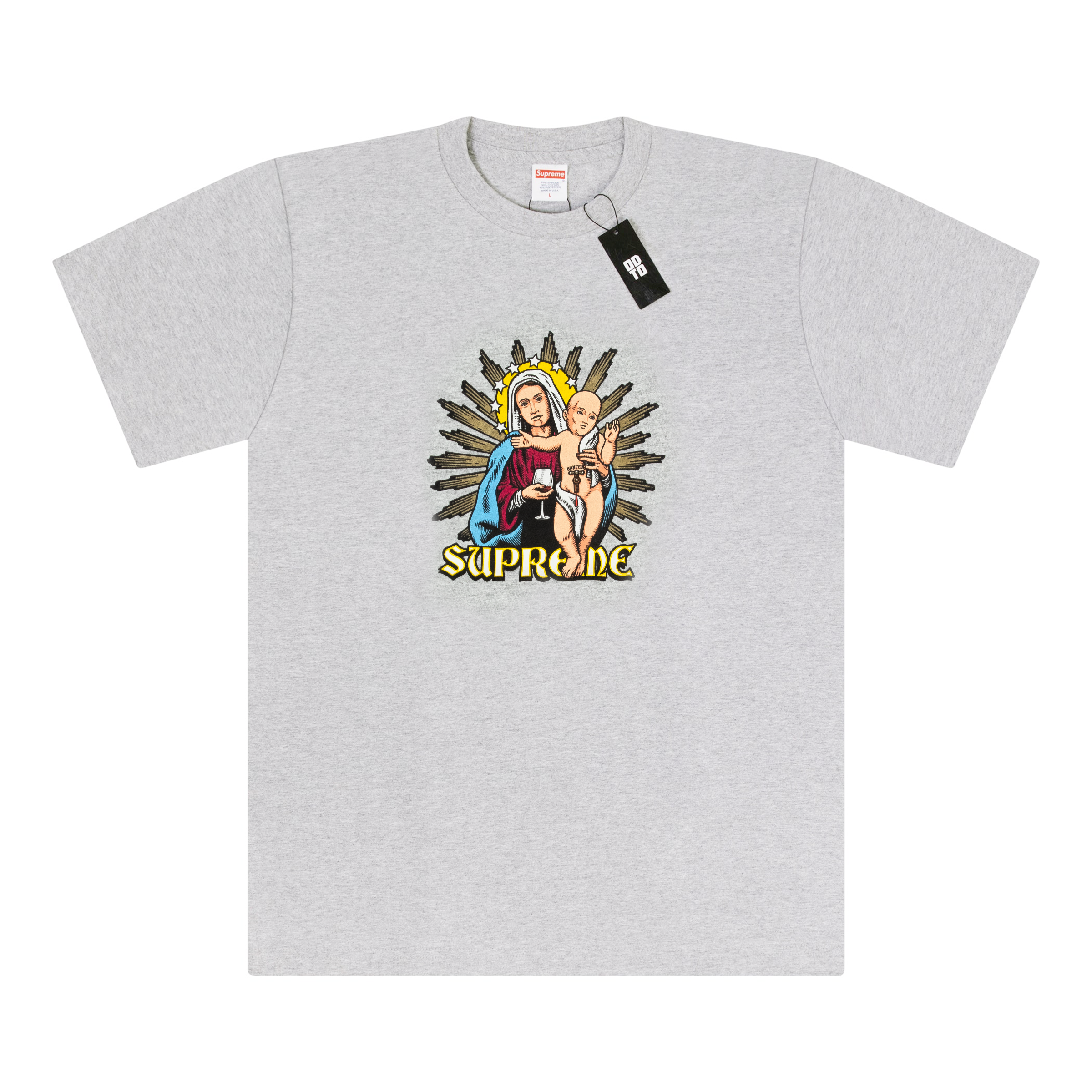 SUPREME BLOOD TEE ASH GREY