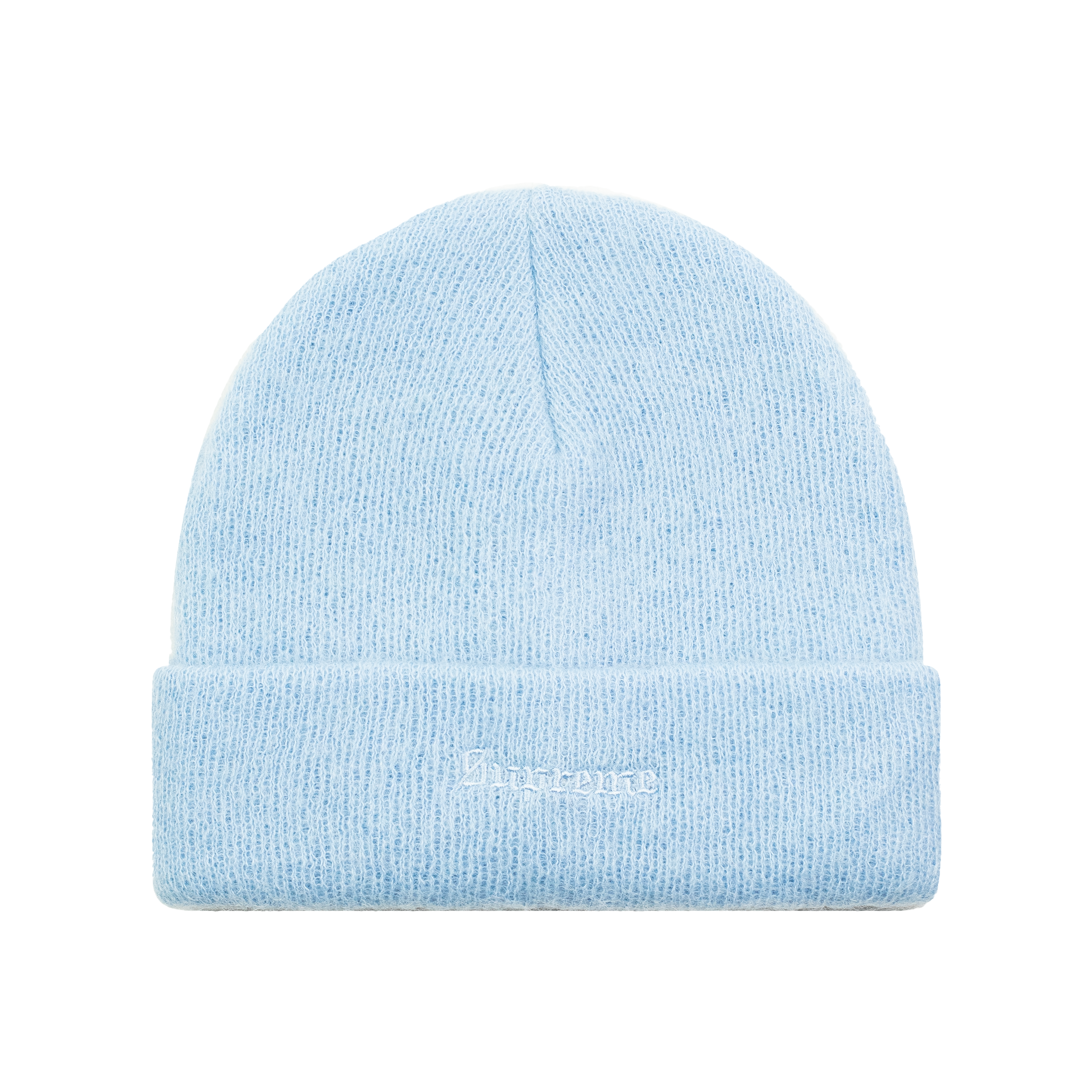 SUPREME MOHAIR BEANIE LIGHT BLUE
