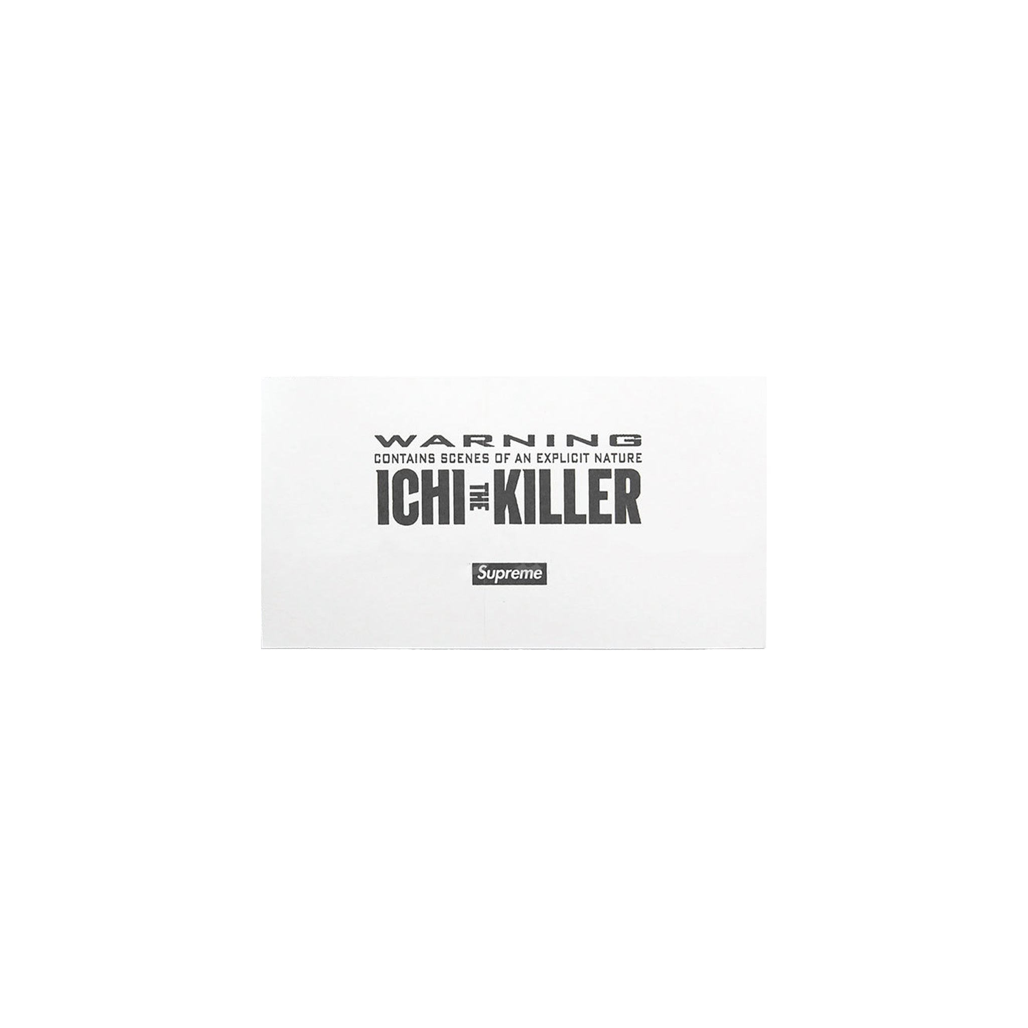 Killer supreme sticker sale