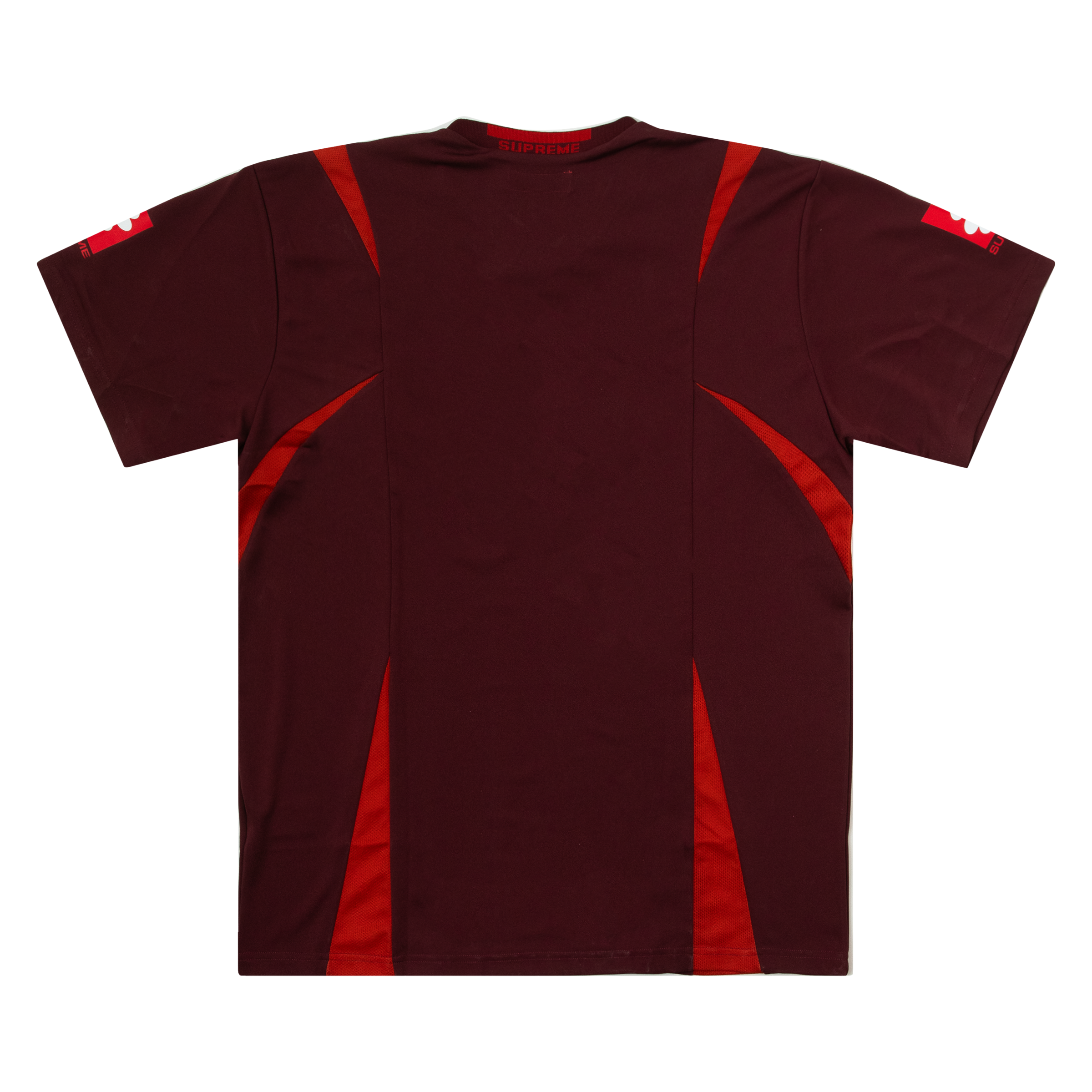 SUPREME CREST SOCCER JERSEY MAROON
