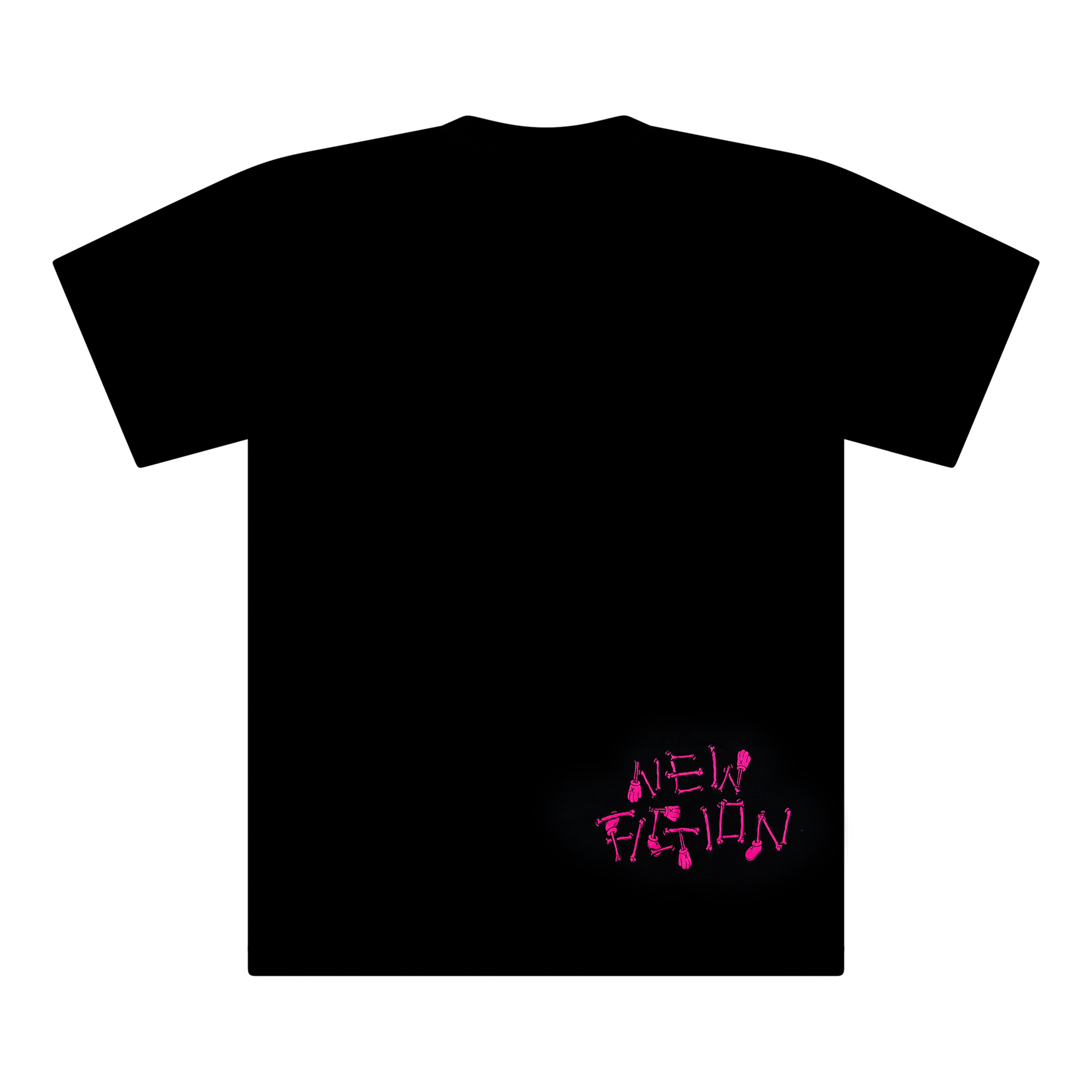 KAWS SKELETON NEW FICTION TEE BLACK