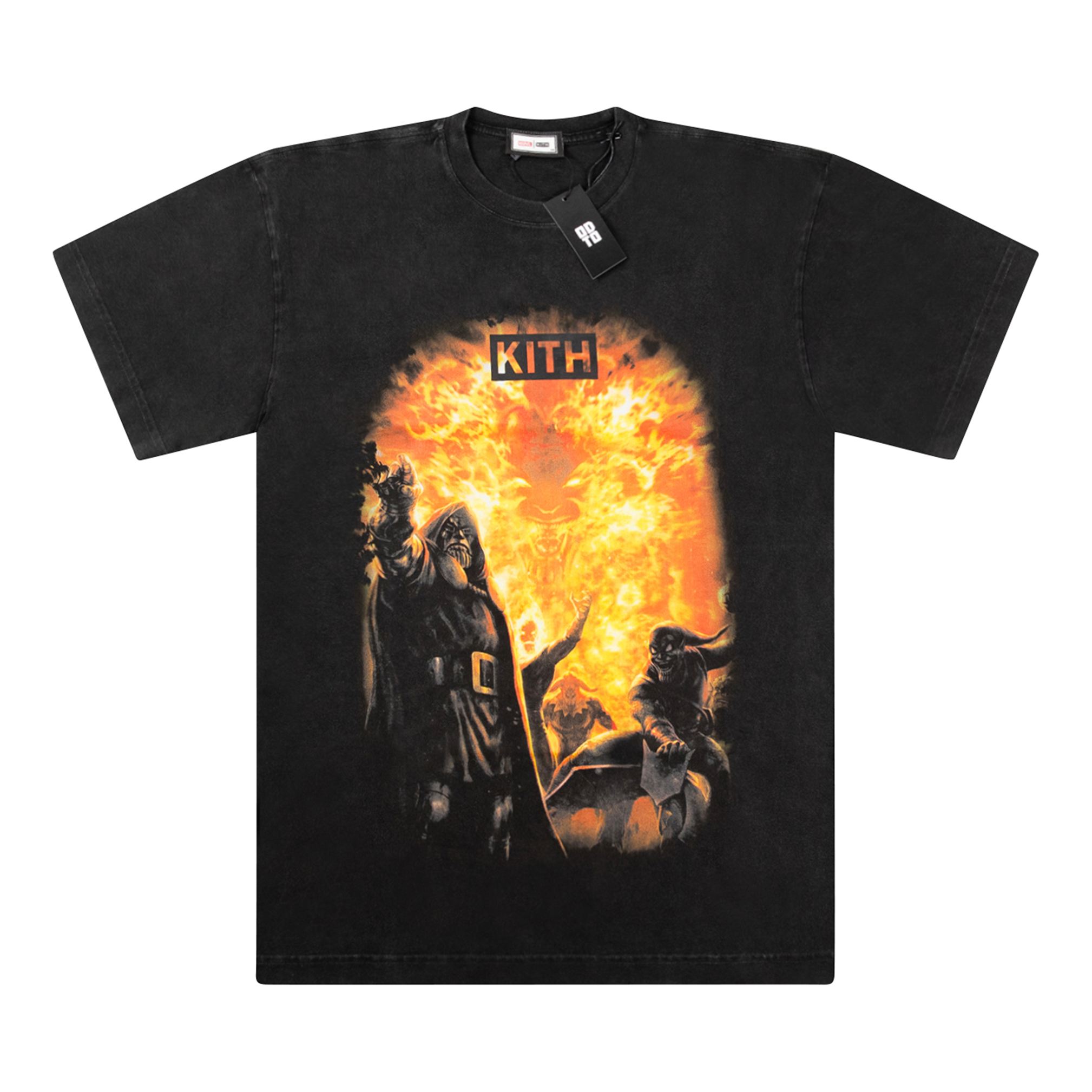 KITH MARVEL VILLAINS VINTAGE TEE BLACK