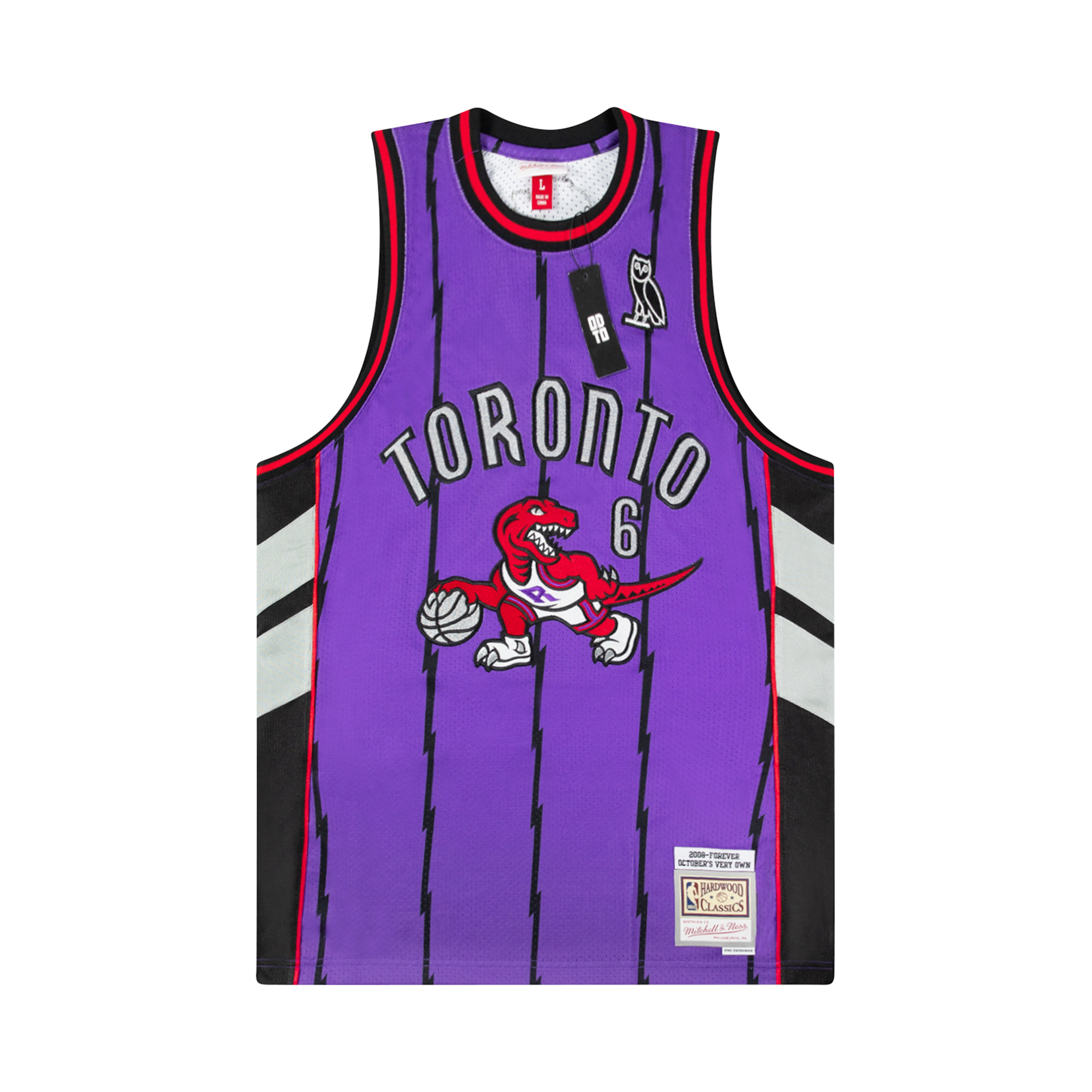 OVO MITCHELL AND NESS ‘95 RAPTORS BASKETBALL JERSEY