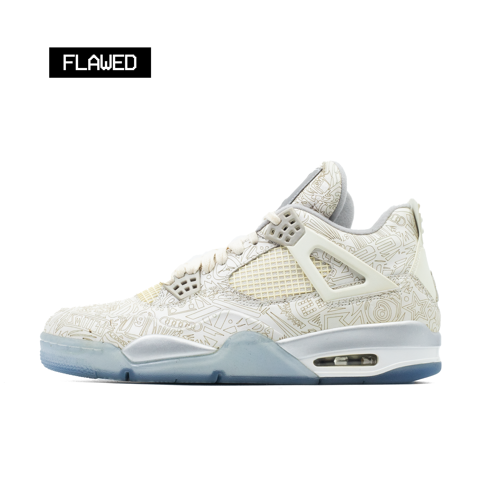 AIR JORDAN 4 30TH ANNIVERSARY LASER [FLAWED - SIZE 10.5]