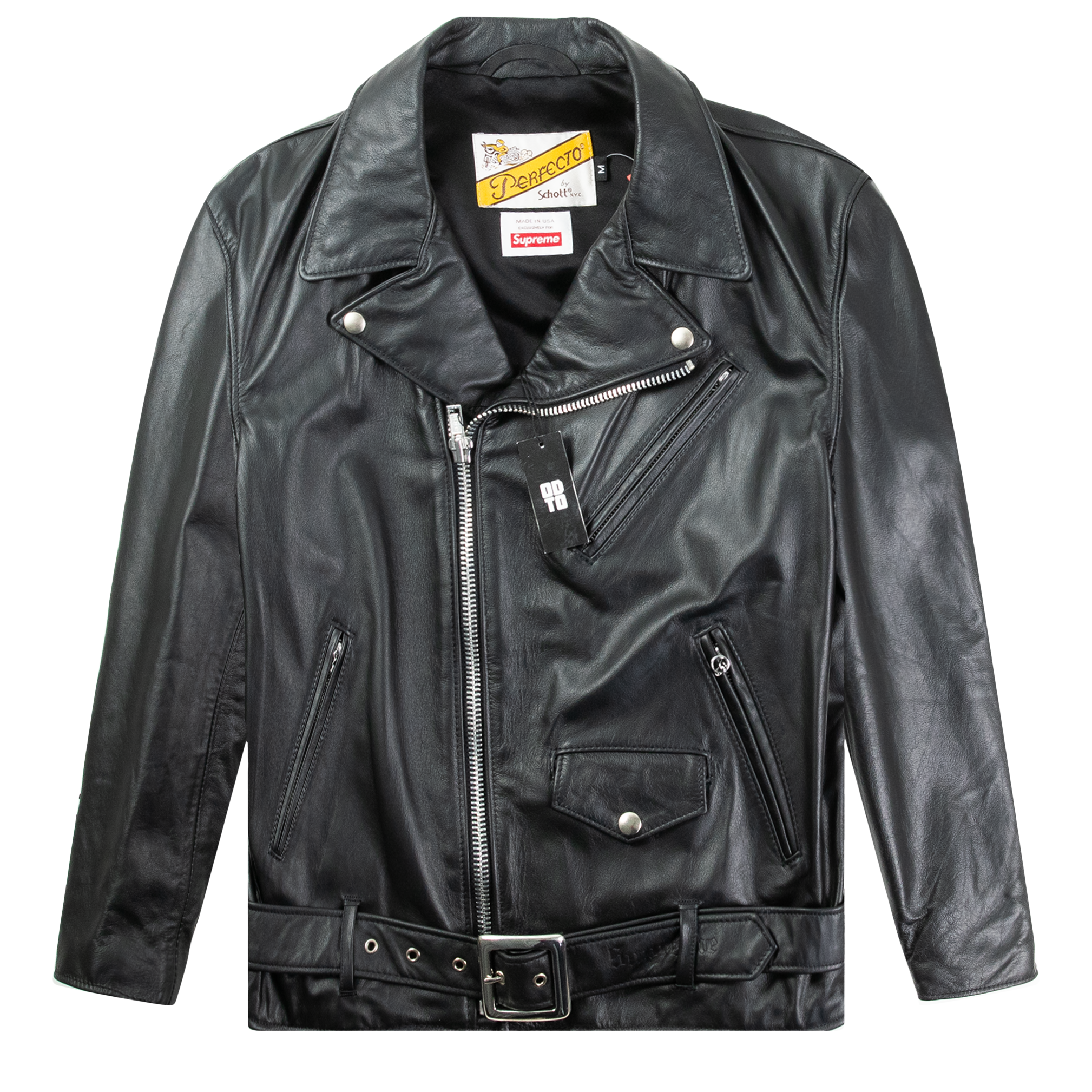 SUPREME SCHOTT CHIEF TASSEL LEATHER JACKET