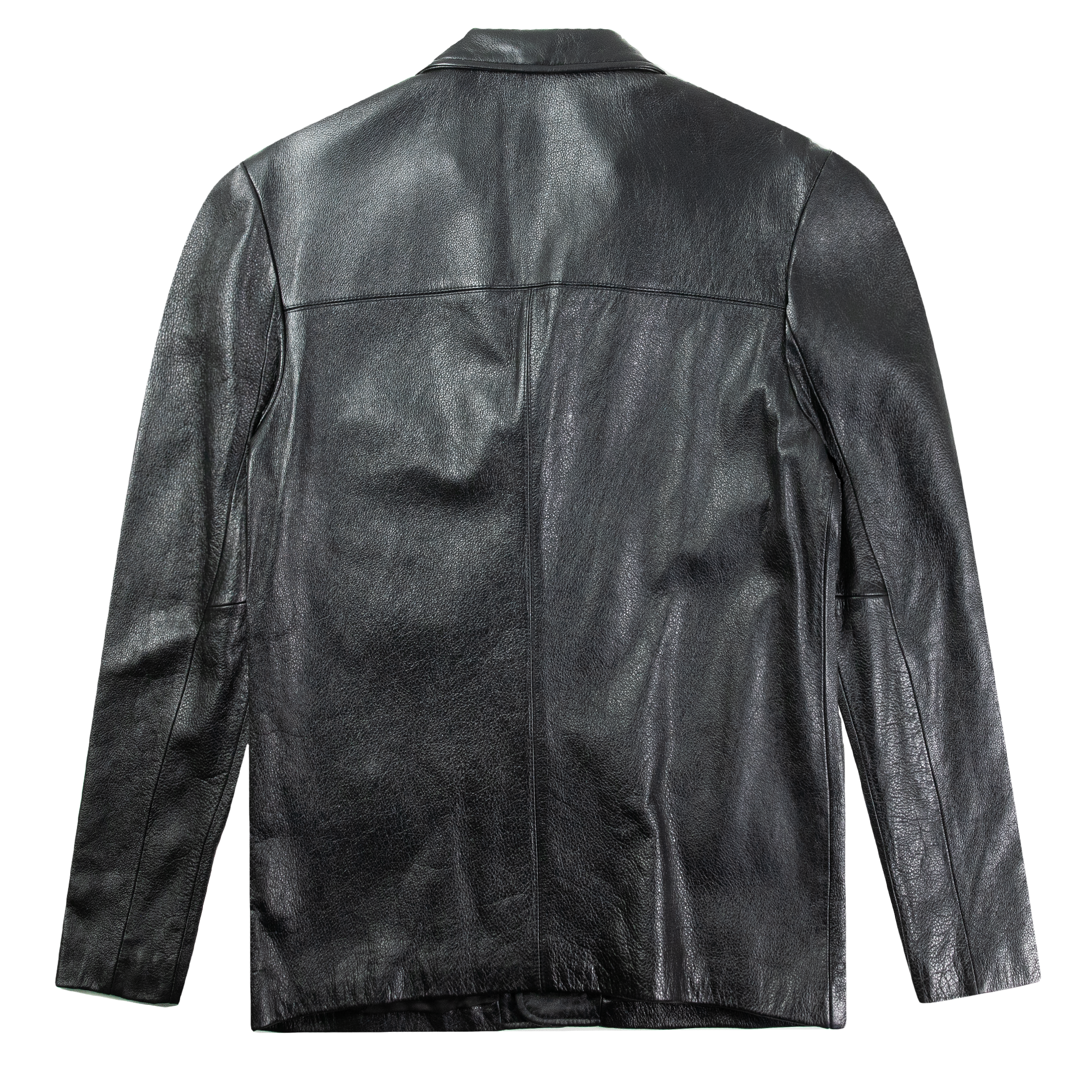 SUPREME LEATHER CAR COAT BLACK ODTO