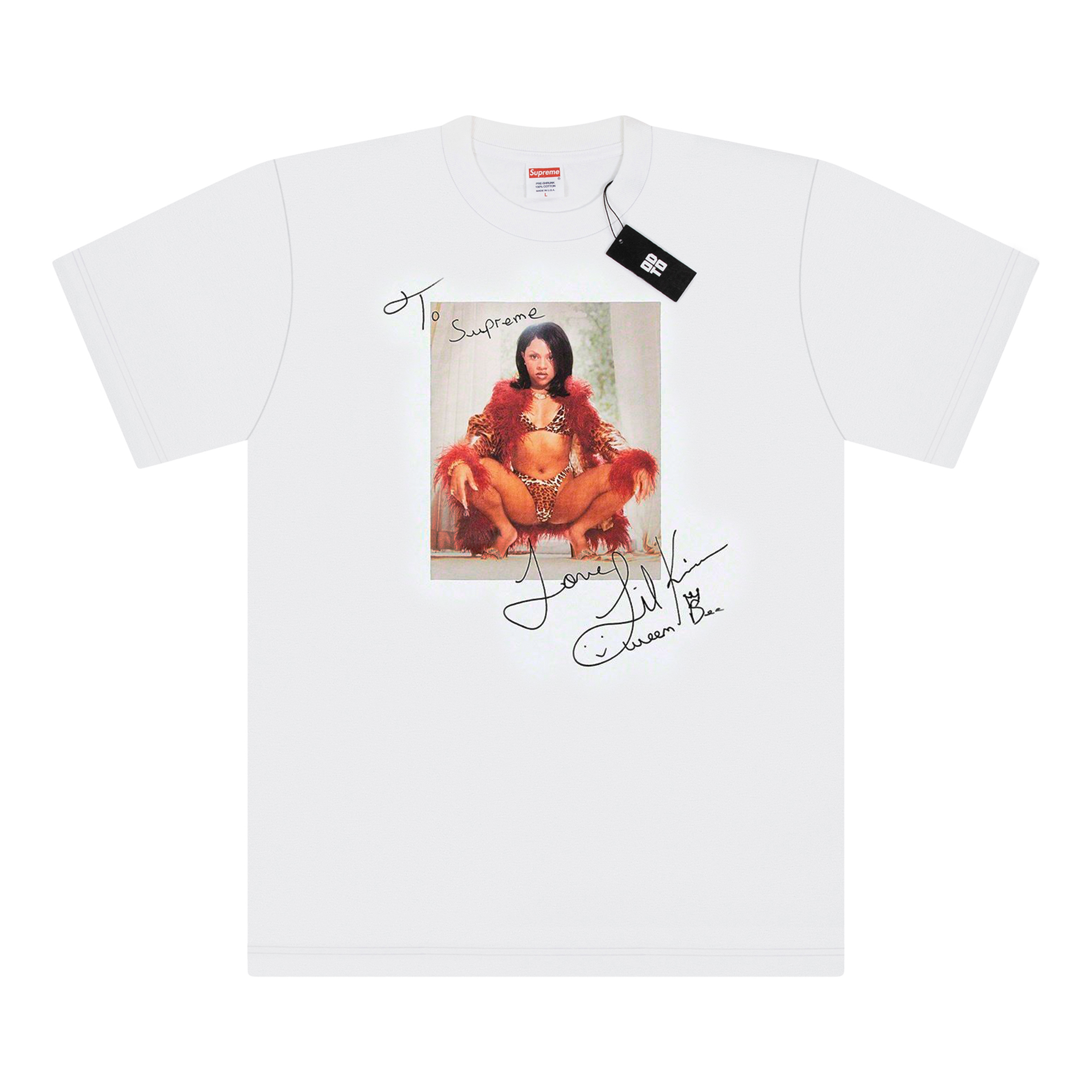 SUPREME LIL KIM TEE WHITE